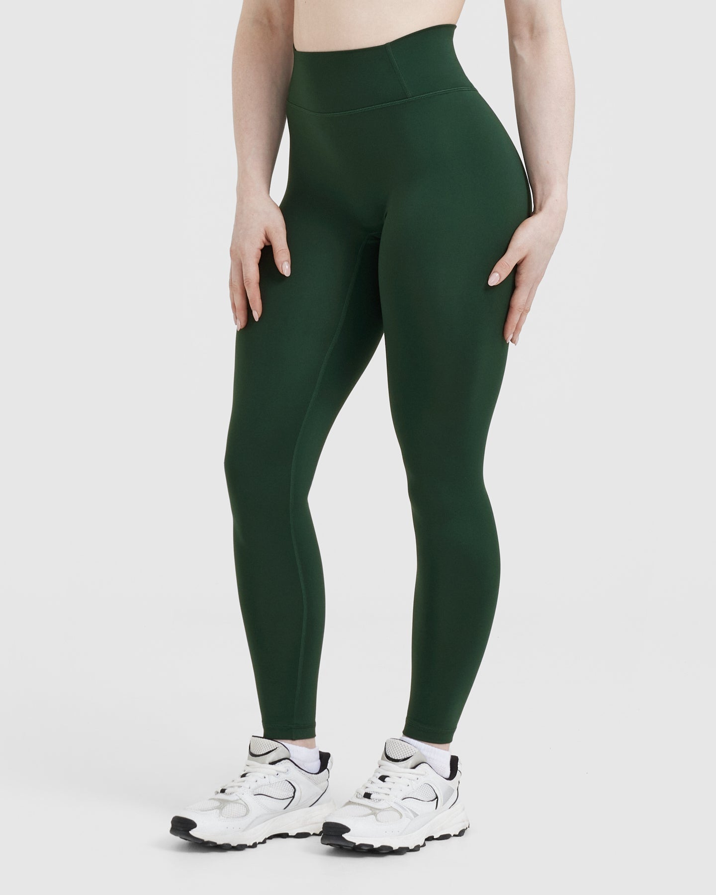 Timeless High Waisted Leggings | Pine Green - Image 3