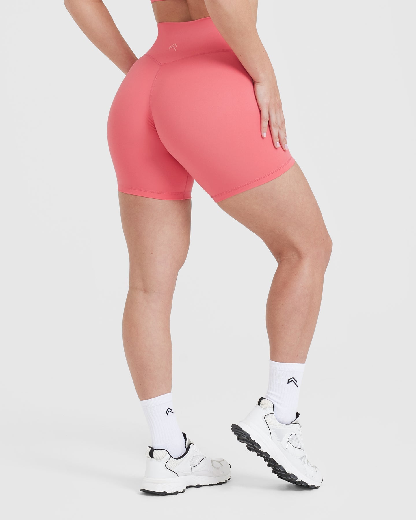 Alternative view of Timeless High Waisted Shorts 6" | Amplify Pink