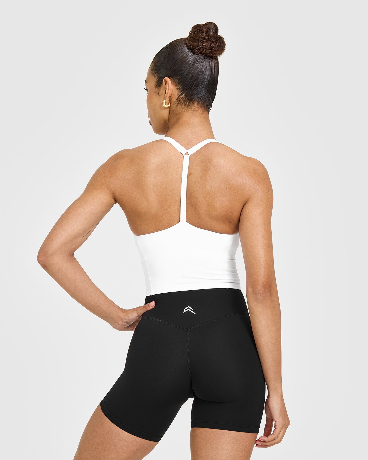 Alternative view of Timeless Square Neck Mid Vest | White