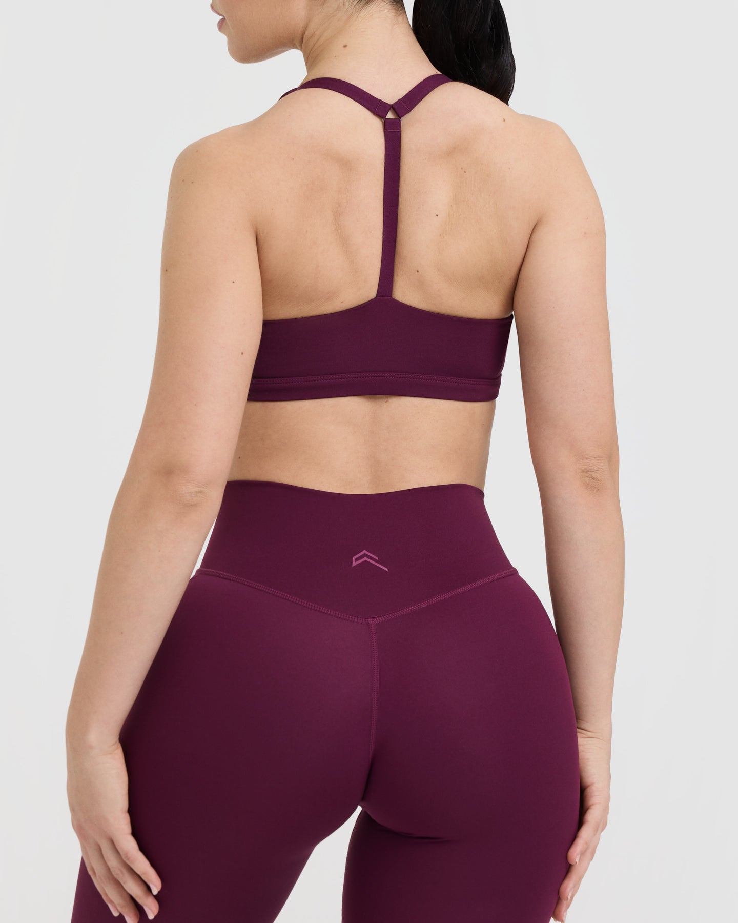 Timeless Square Neck Sports Bra | Ripe Fig - Image 5