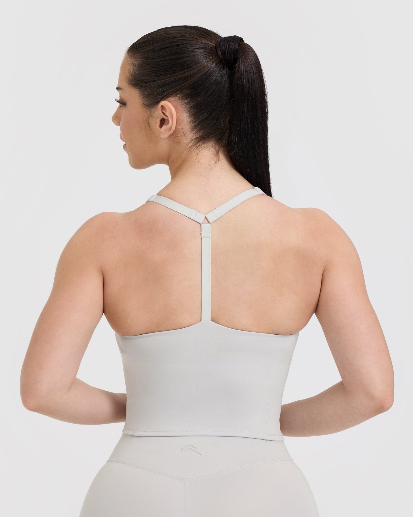 Timeless Square Neck Mid Vest | Light Grey - Image 5