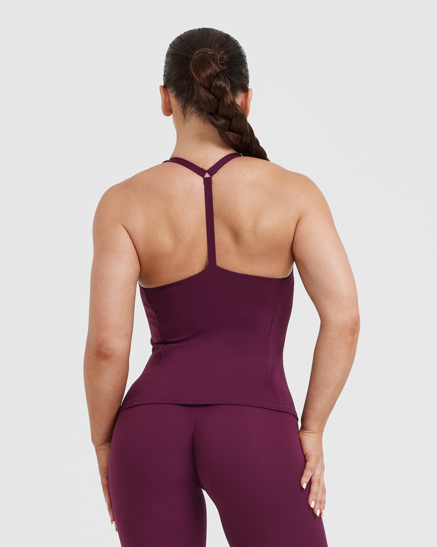 Alternative view of Timeless Square Neck Vest | Ripe Fig