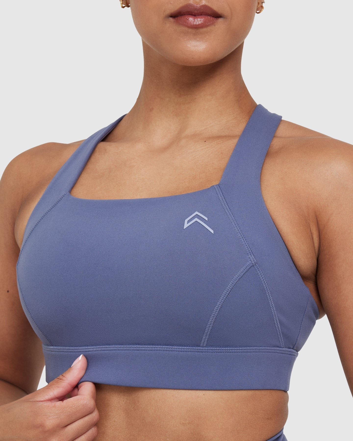 Timeless Wide Strap Sports Bra | Slate Blue - Image 4