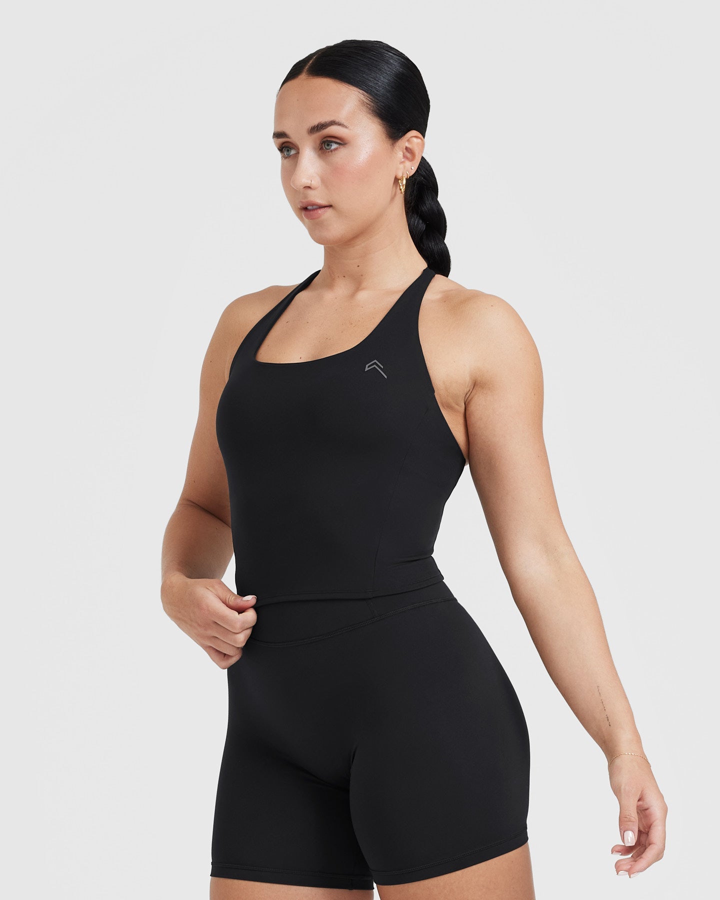 Timeless Square Neck Mid Vest | Black - Image 3