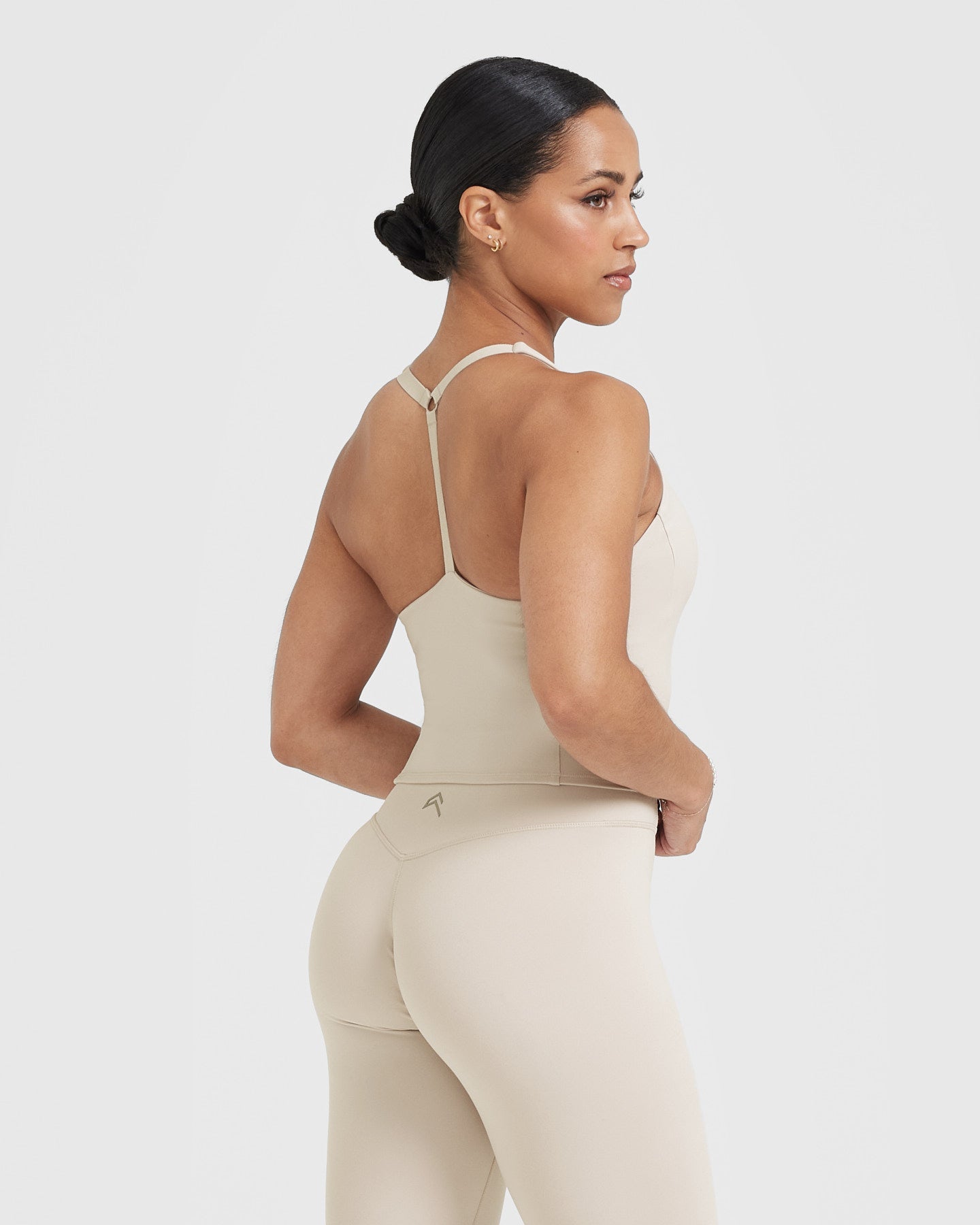 Timeless Square Neck Mid Vest | Sand - Image 2