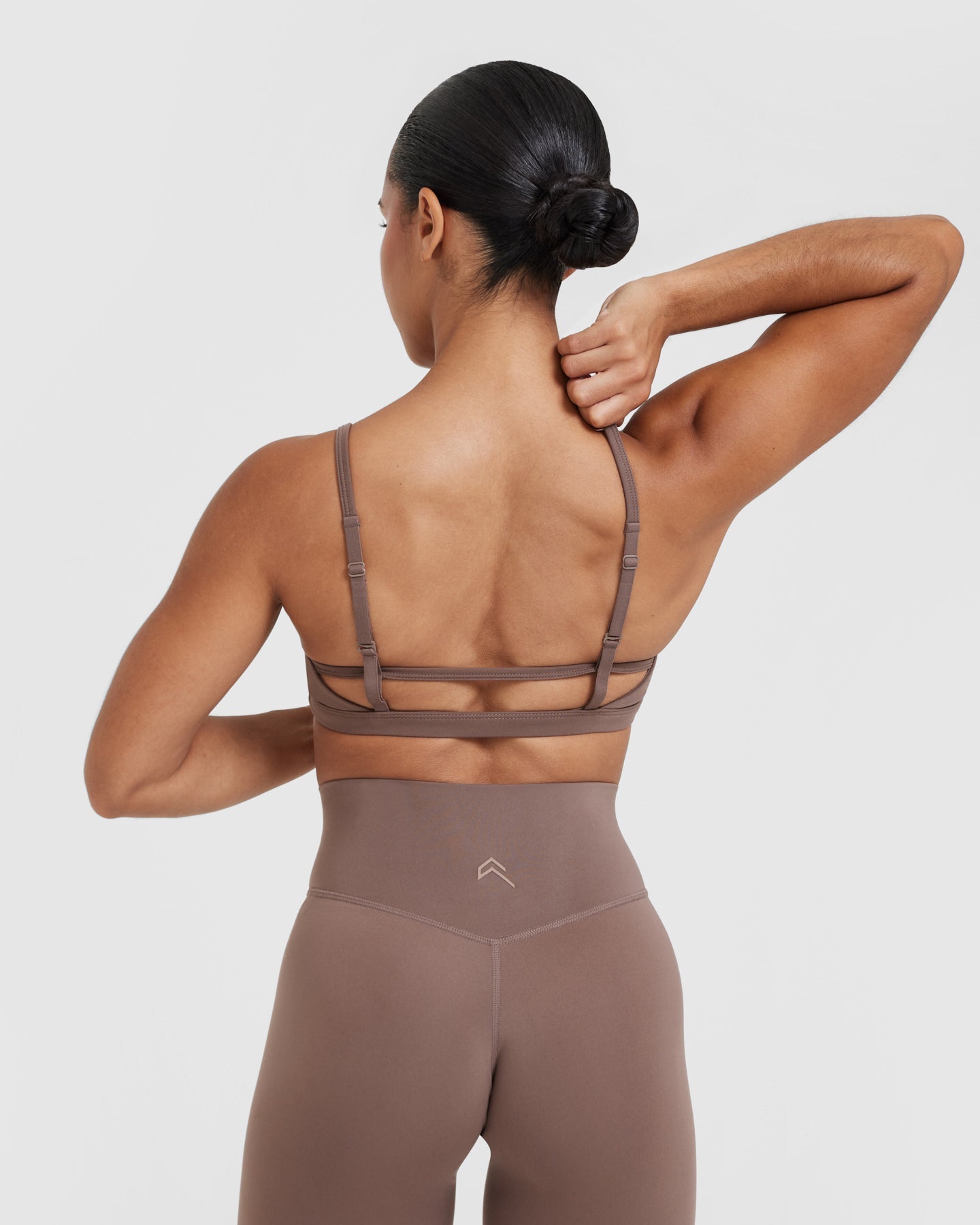 Alternative view of Timeless Strappy Bralette | Cool Brown
