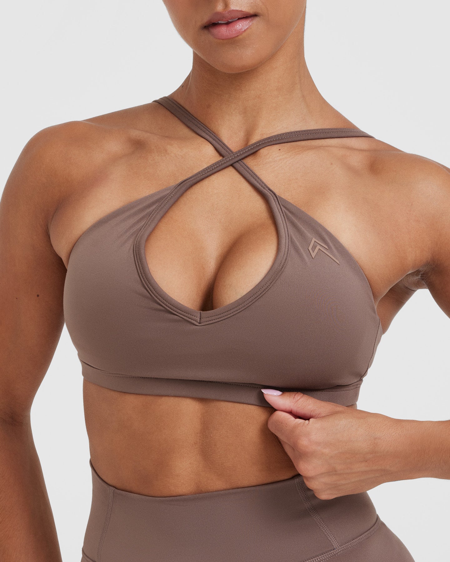 Timeless Strappy Bralette | Cool Brown - Image 4