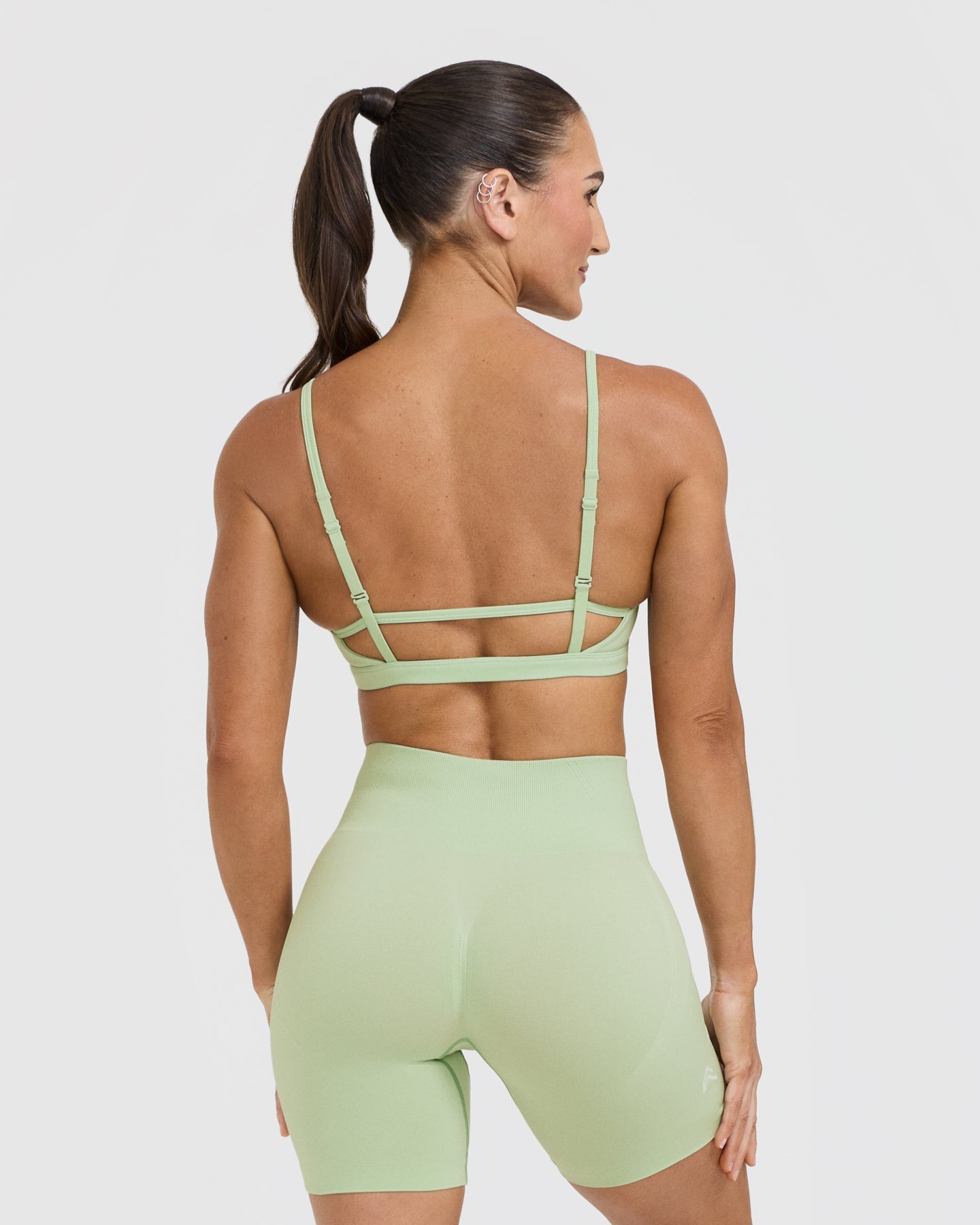 Alternative view of Timeless Strappy Bralette | Mint Green