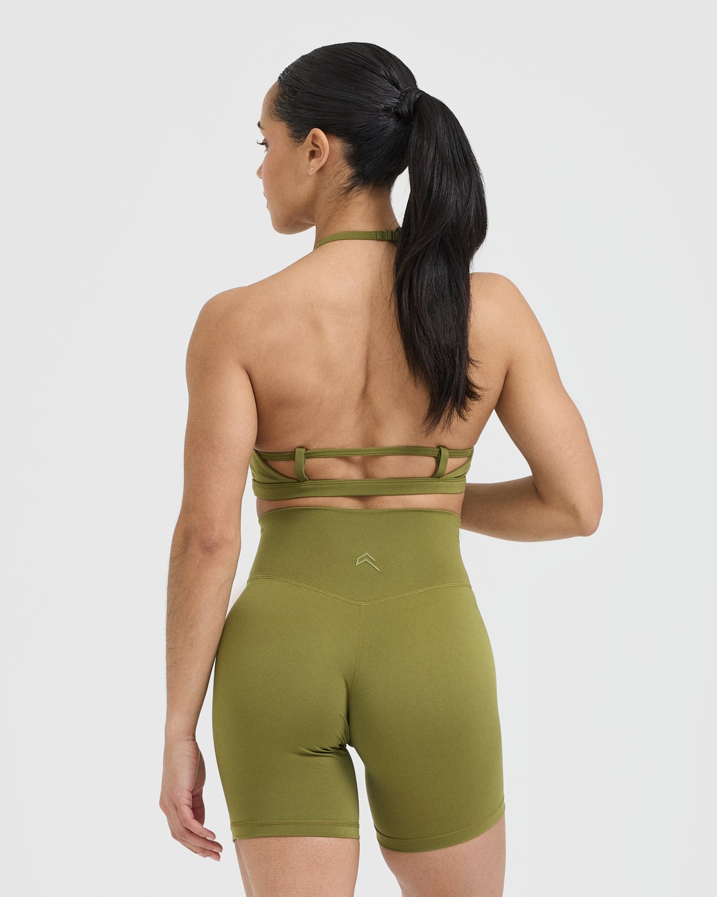Alternative view of Timeless Strappy Bralette | Olive Green