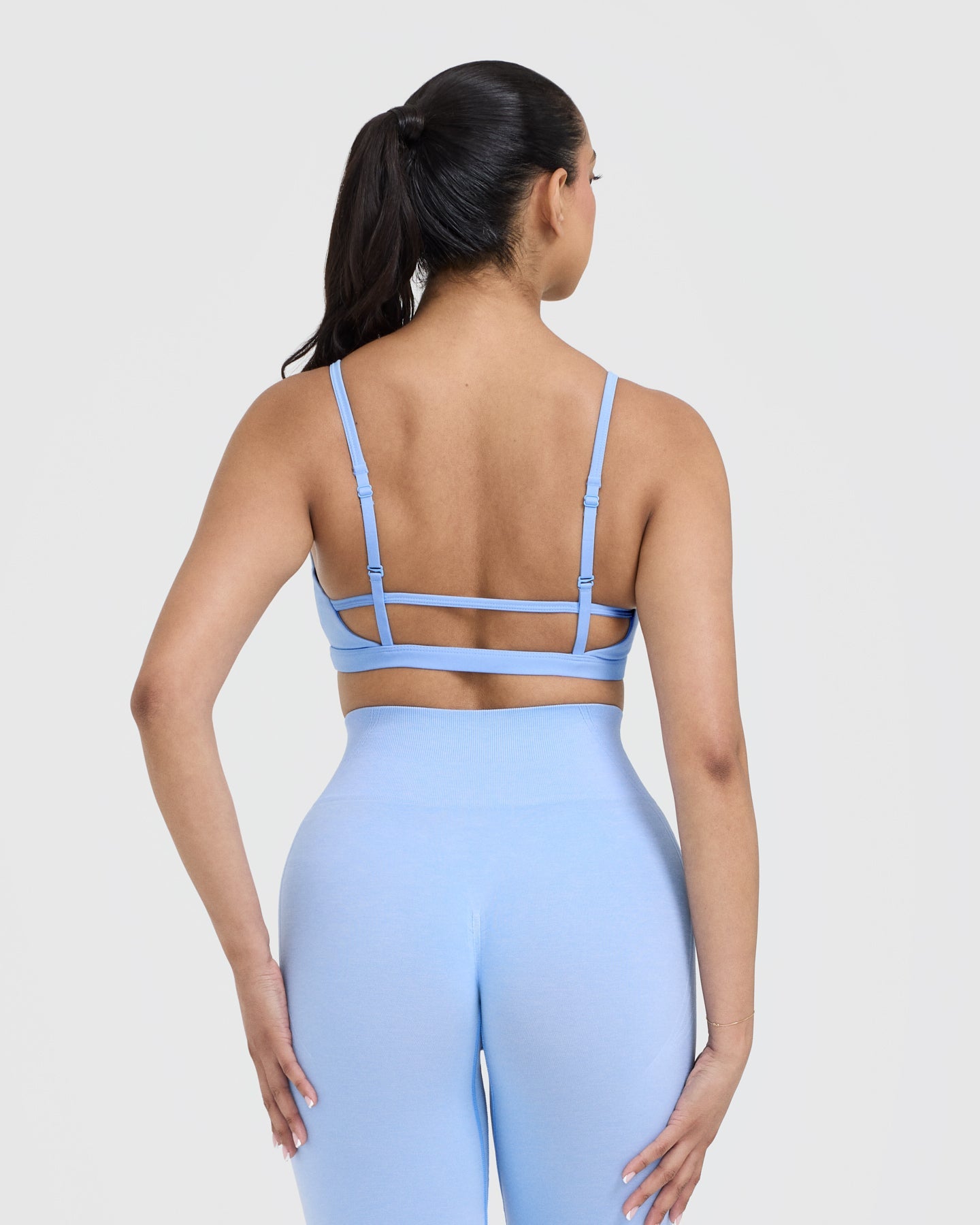 Alternative view of Timeless Strappy Bralette | Powdered Blue