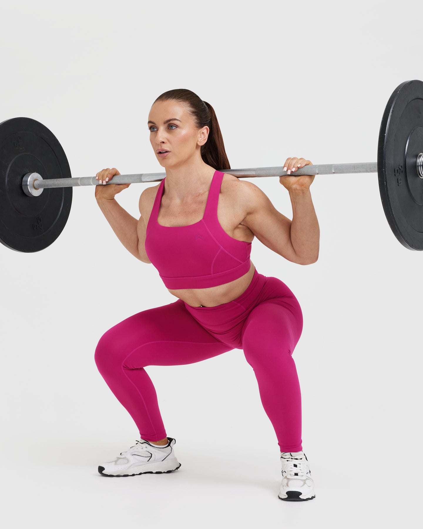 Timeless Wide Strap Sports Bra | Fuchsia - Image 6