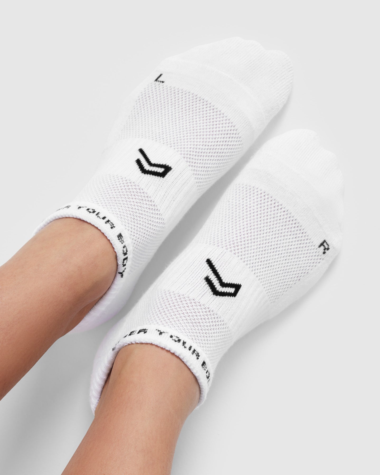 Trainer Liner Socks 3 Pack | Grey/White/Black - Image 3