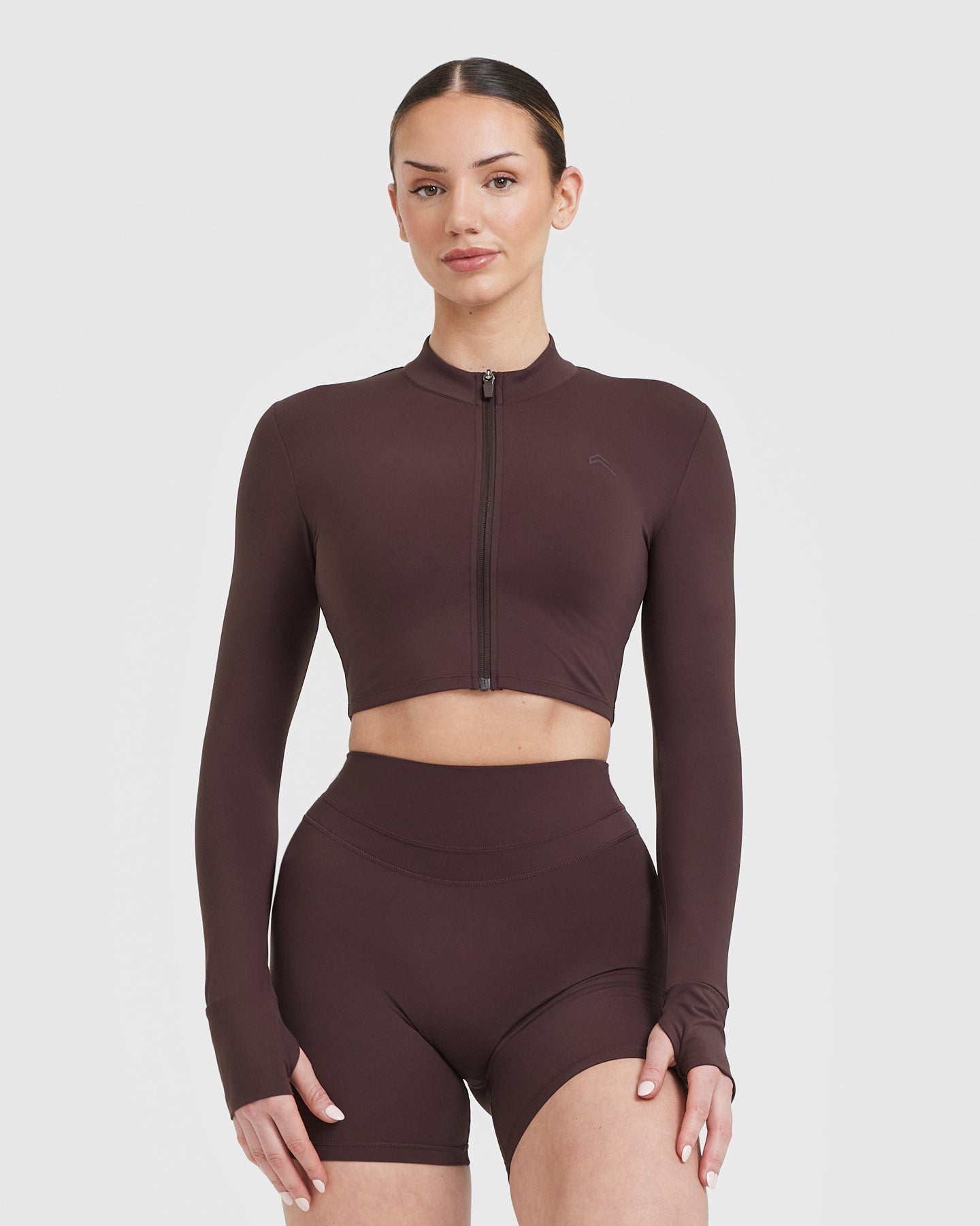 UnifiedMove Crop Jacket | Plum Brown