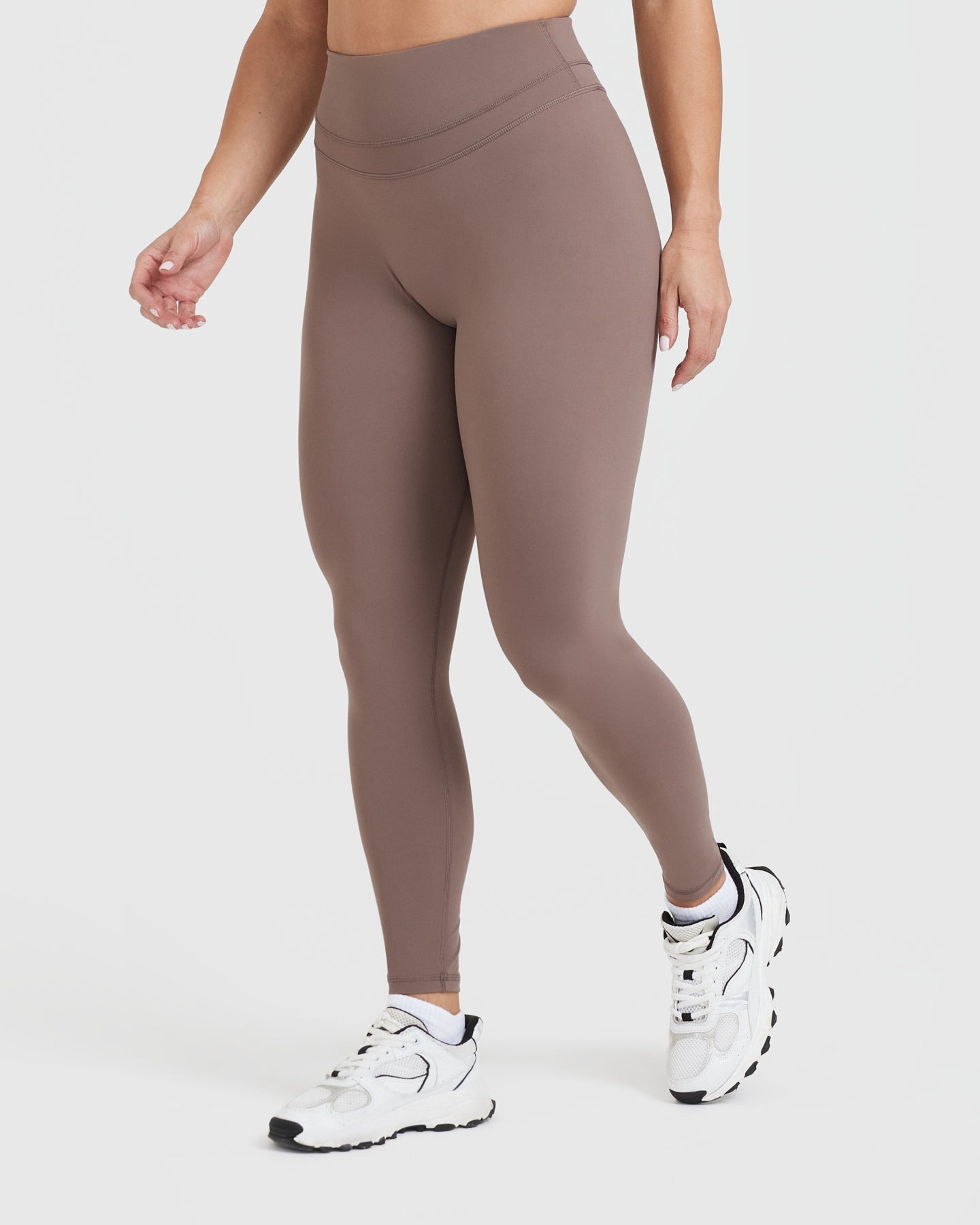 UnifiedMove High Waisted Leggings | Cool Brown - Image 3