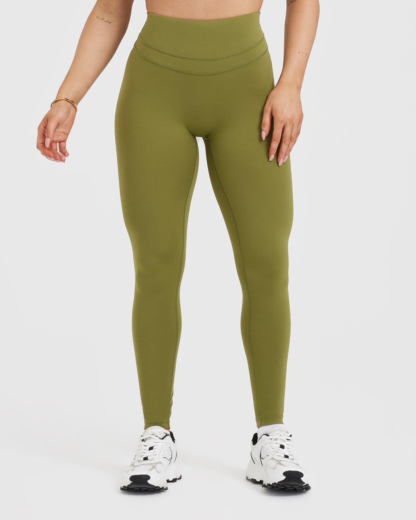 UnifiedMove High Waisted Leggings | Olive Green