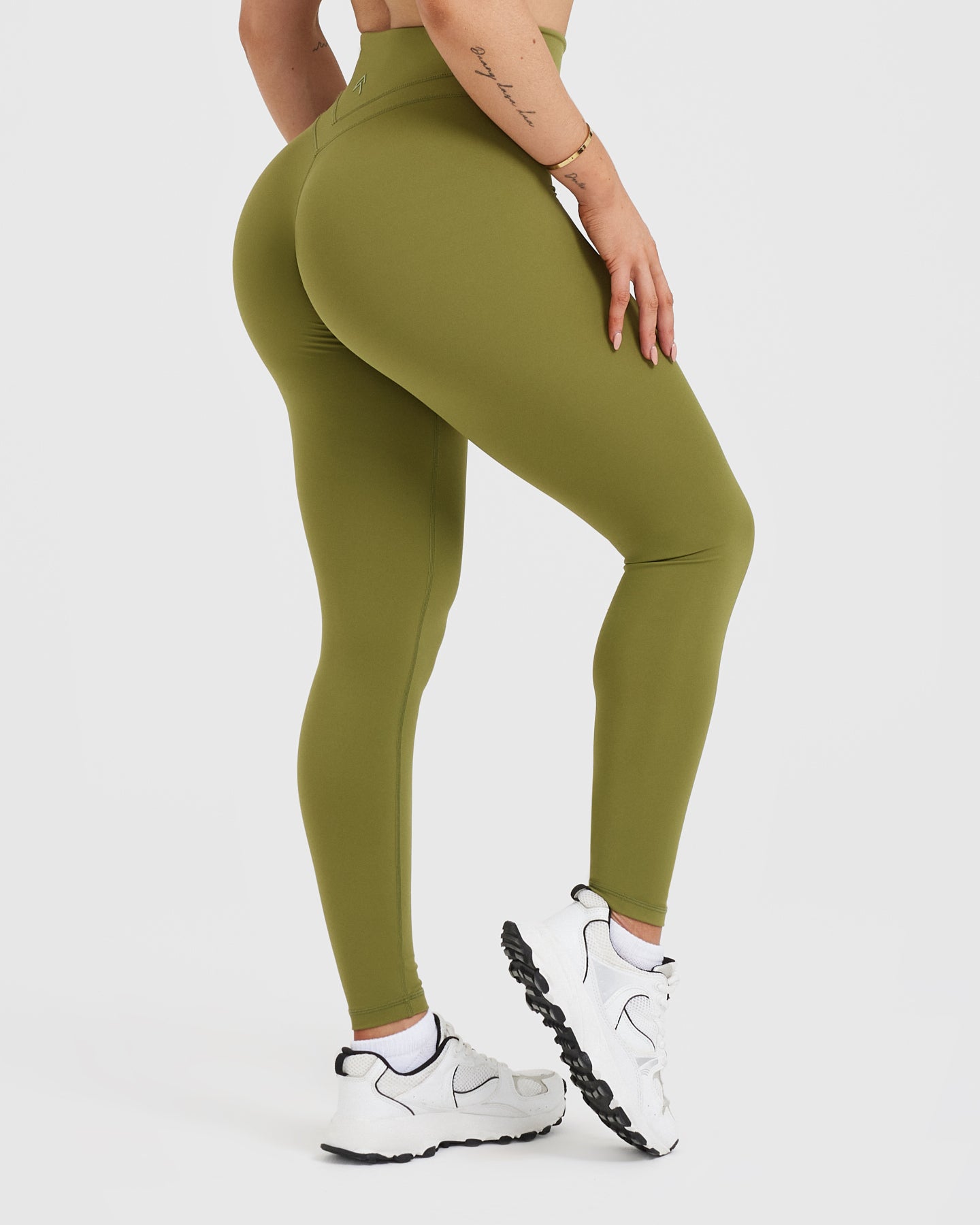 Alternative view of UnifiedMove High Waisted Leggings | Olive Green
