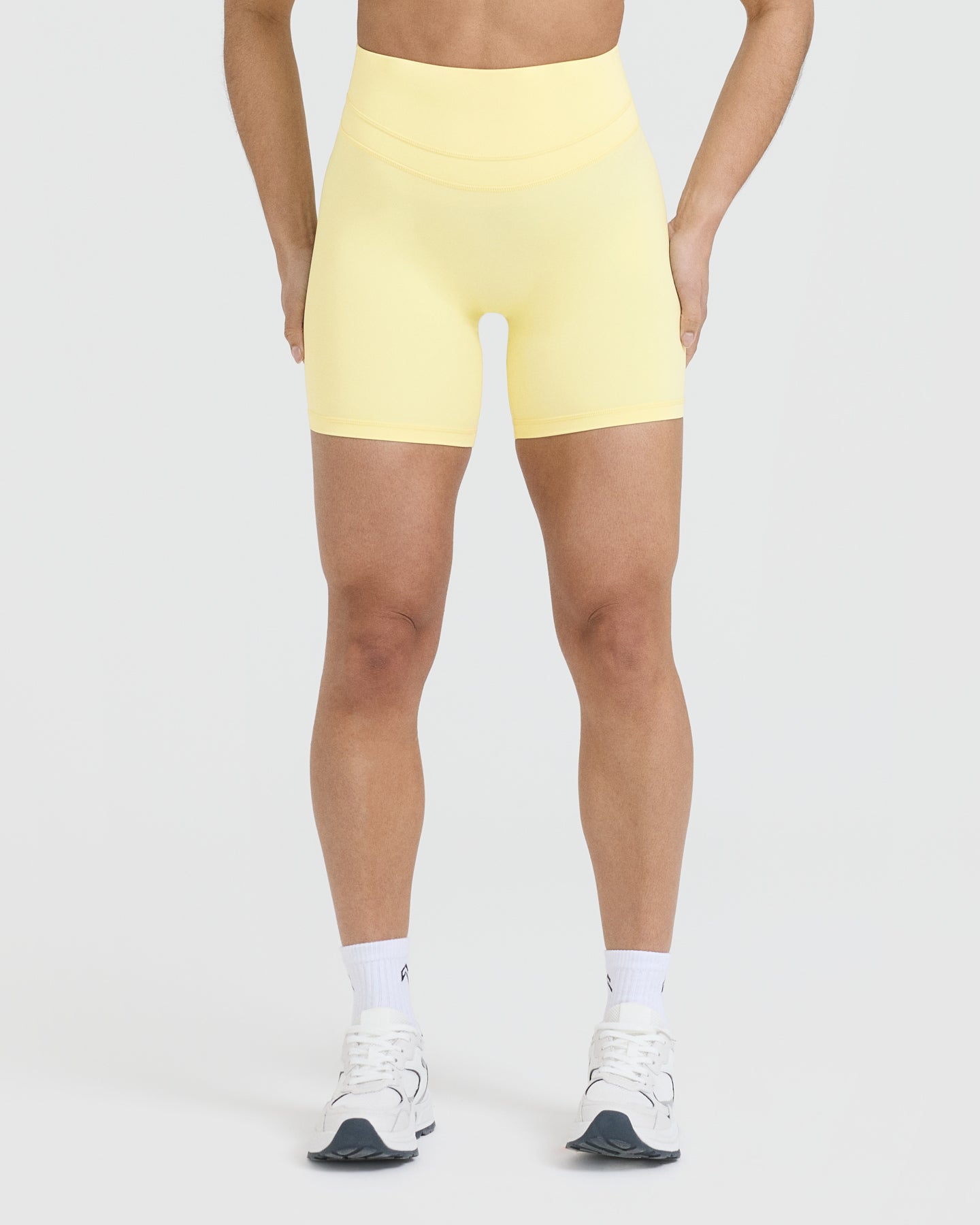 UnifiedMove High Waisted Shorts 6" | Sherbert Yellow