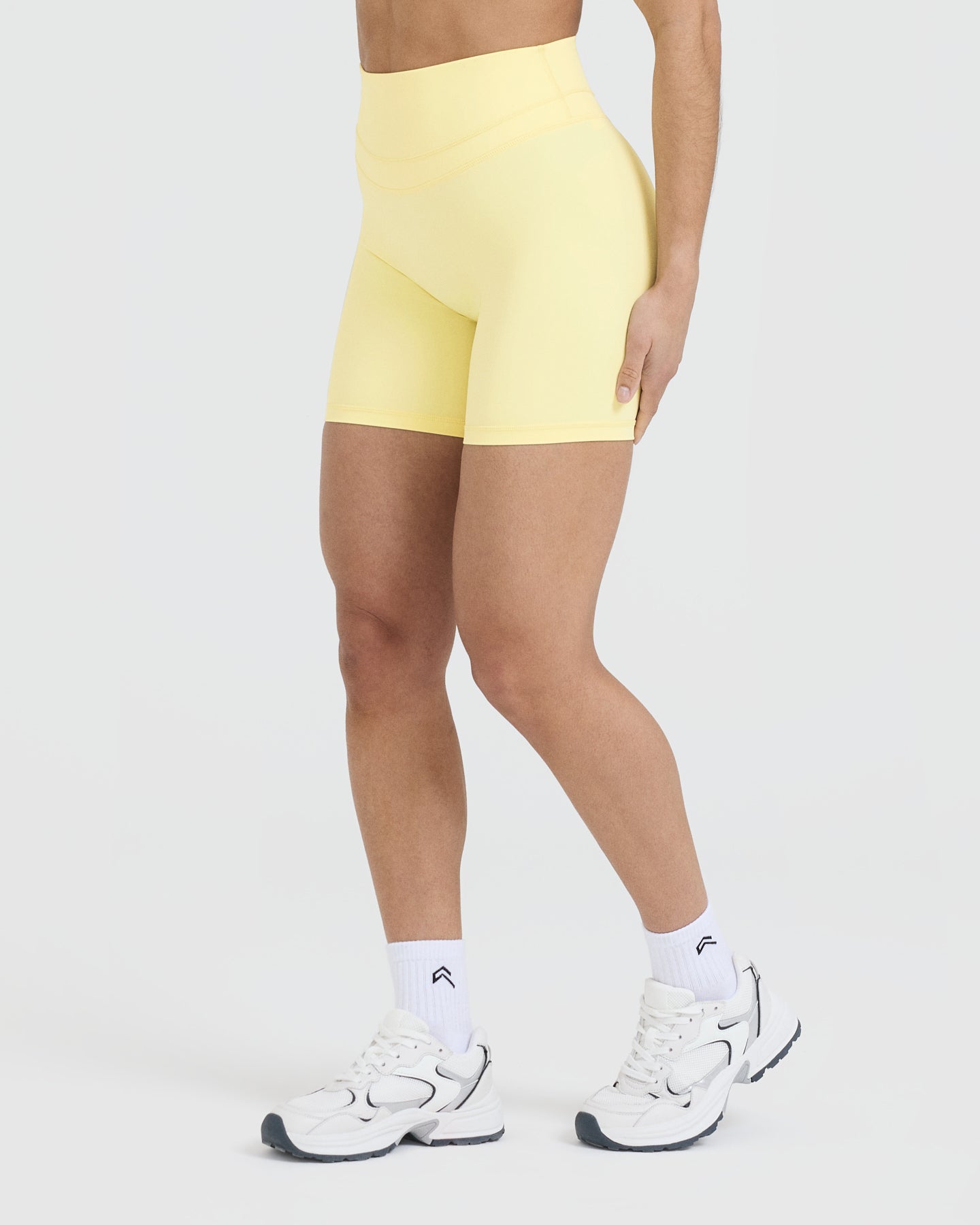 UnifiedMove High Waisted Shorts 6" | Sherbert Yellow - Image 3