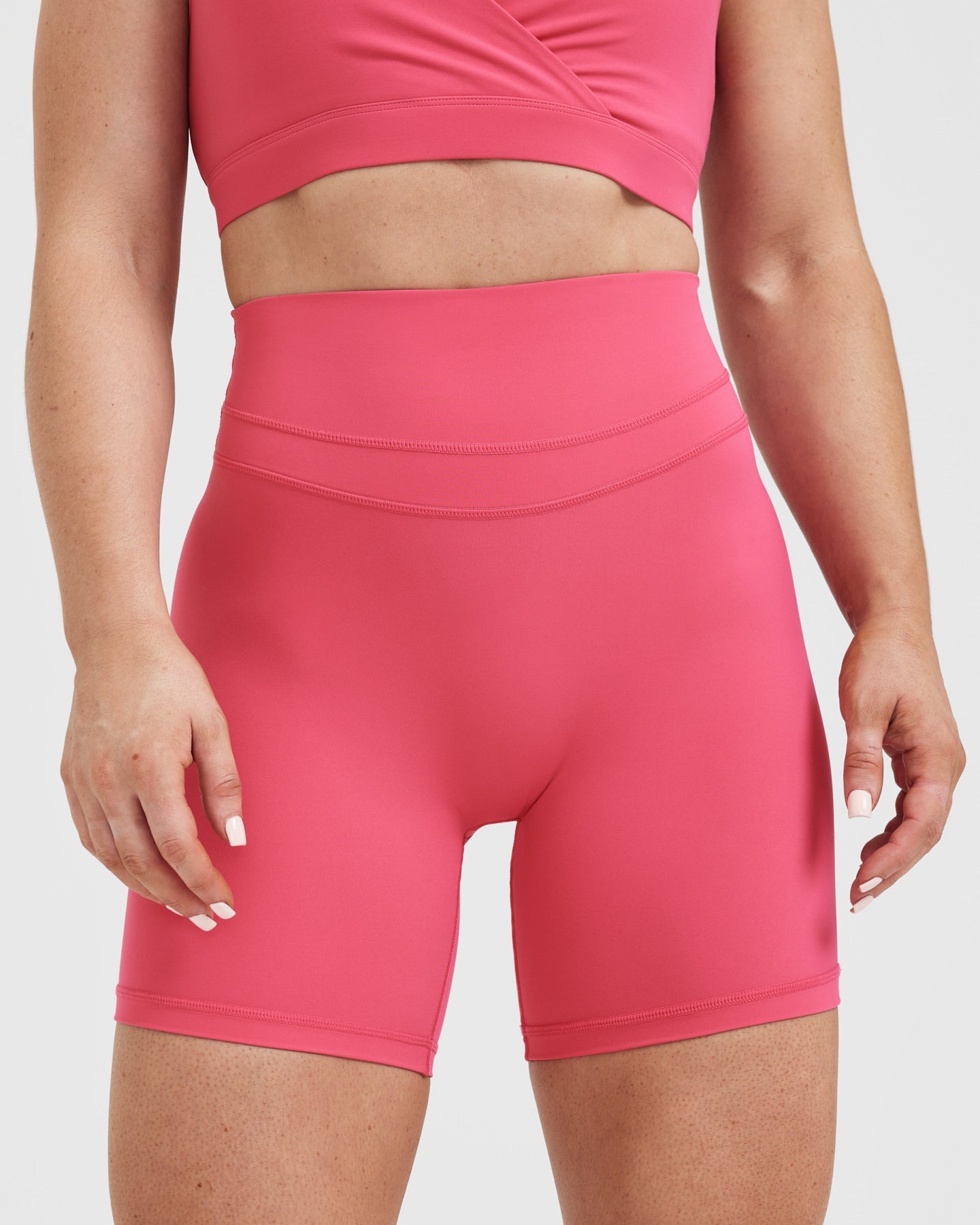 UnifiedMove High Waisted Shorts 6" | Velvet Pink - Image 4