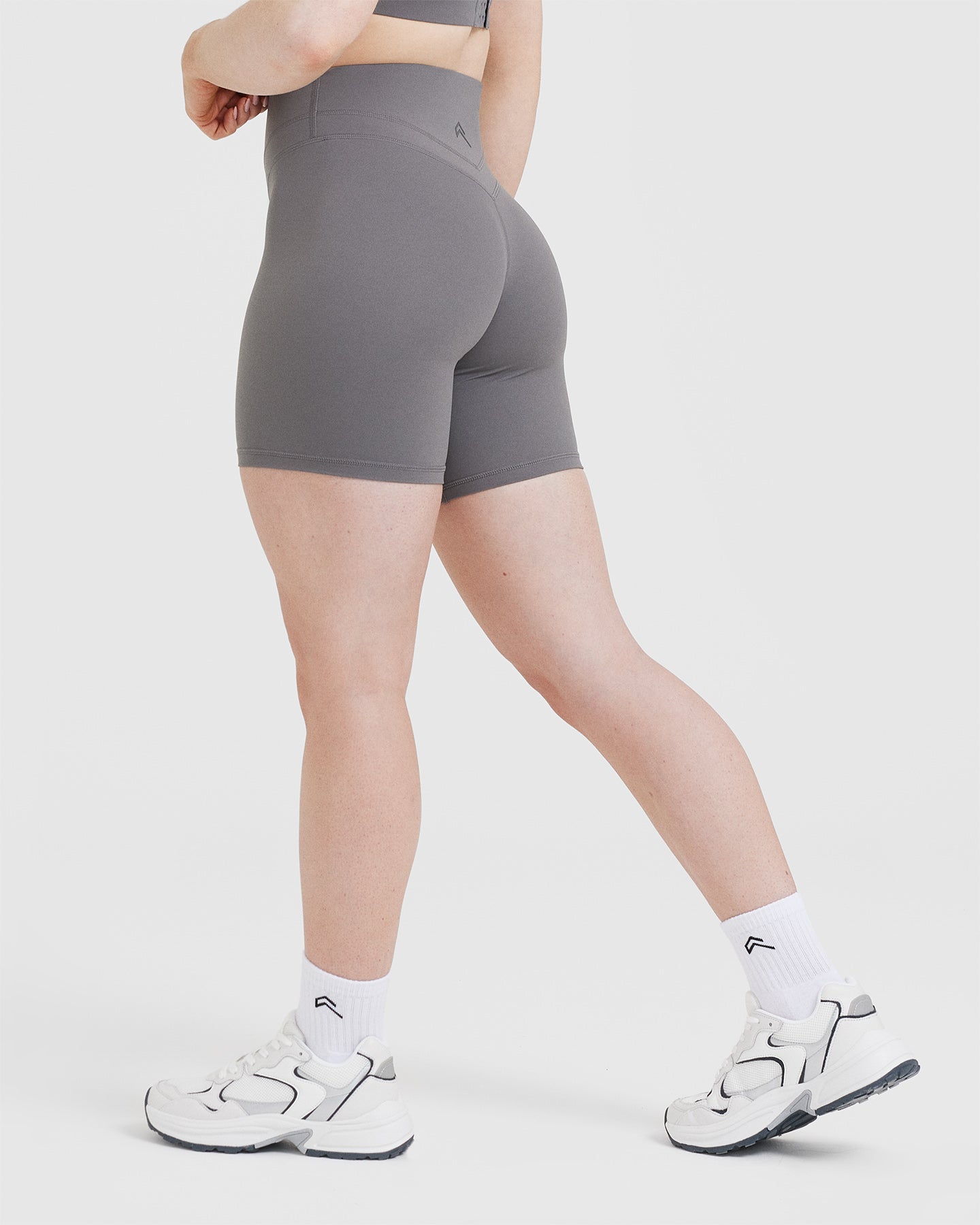 Alternative view of UnifiedMove High Waisted Shorts 6" | Ash Grey