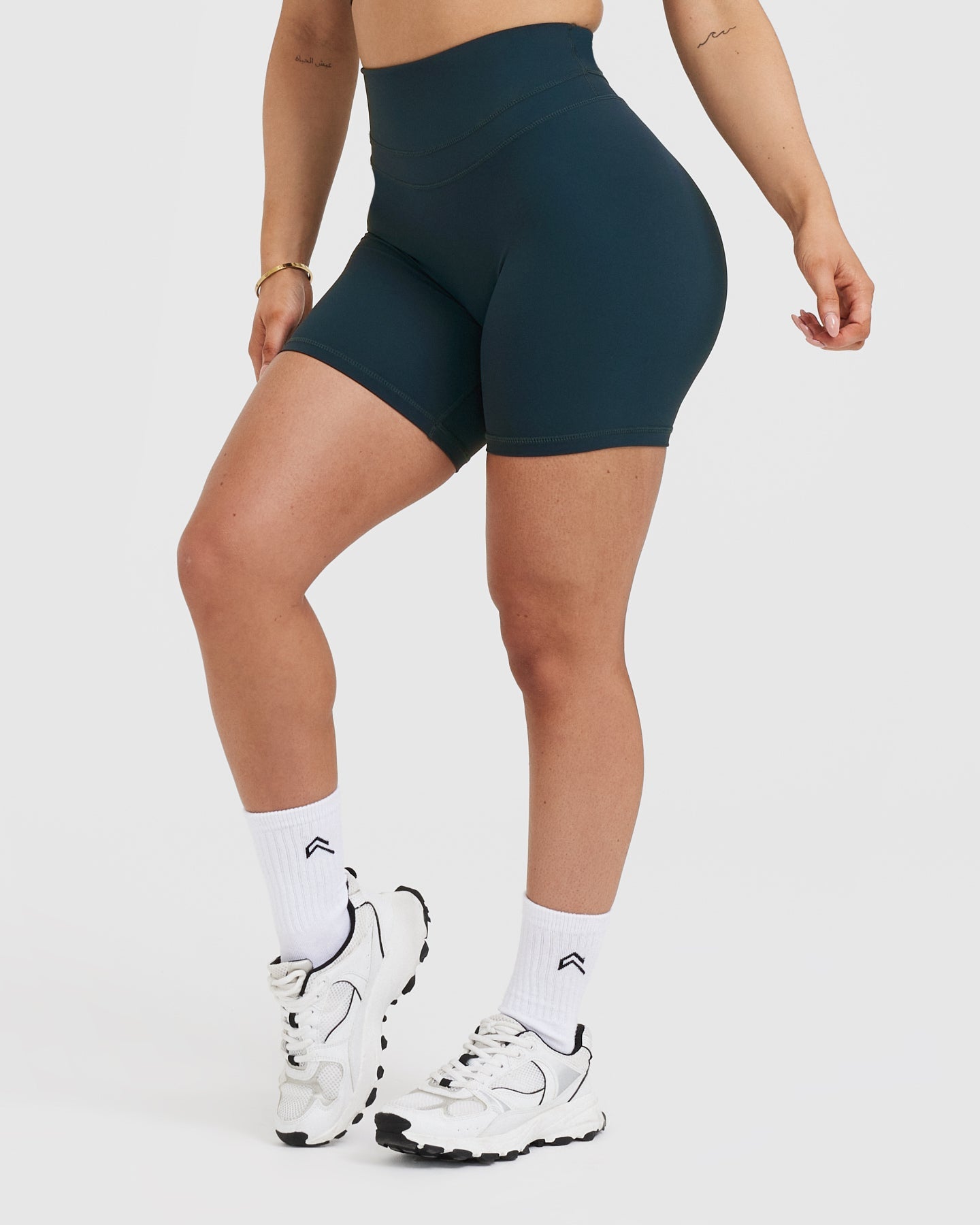 UnifiedMove High Waisted Shorts 6" | Oil Blue - Image 3