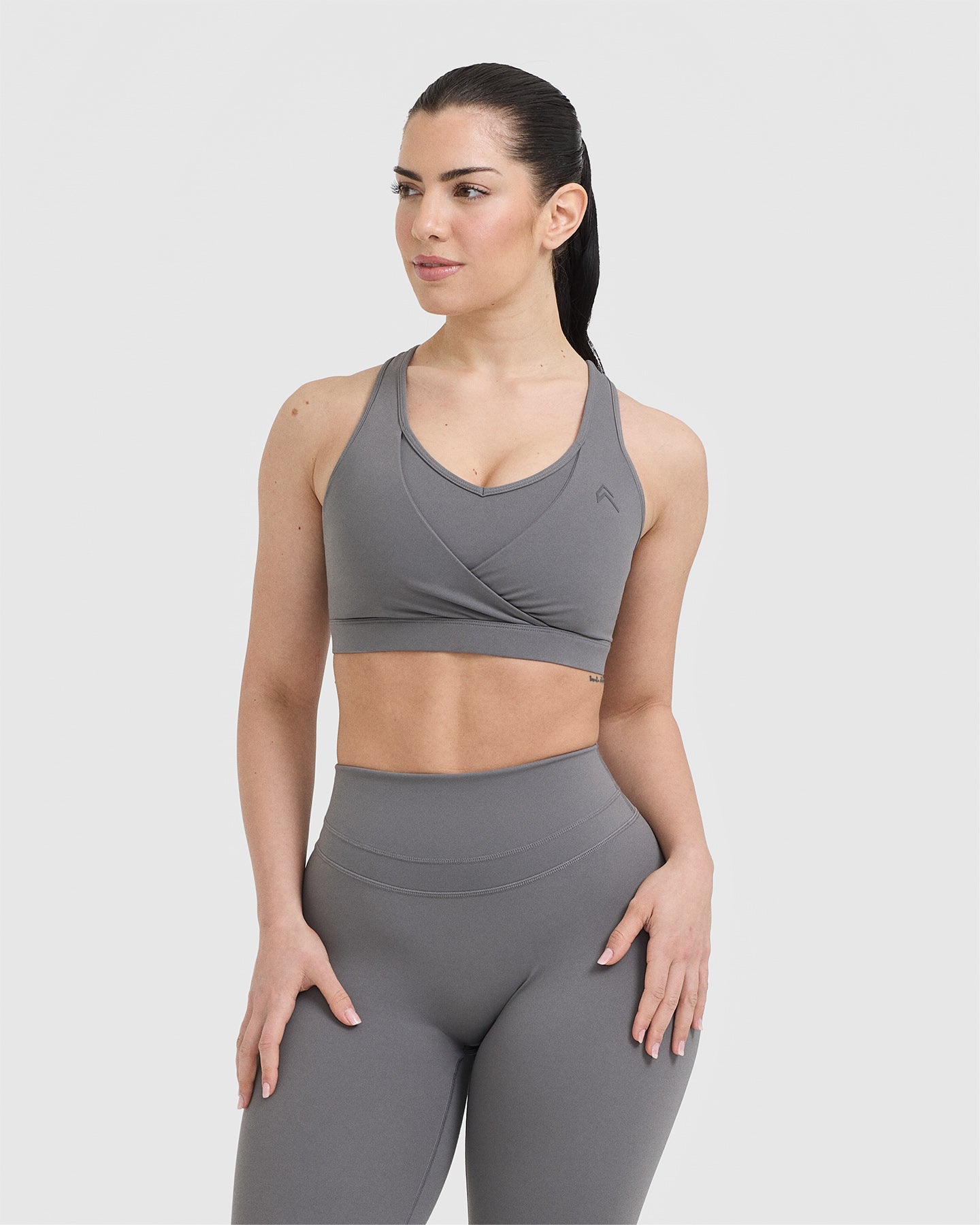 UnifiedMove Layered Sports Bra | Ash Grey