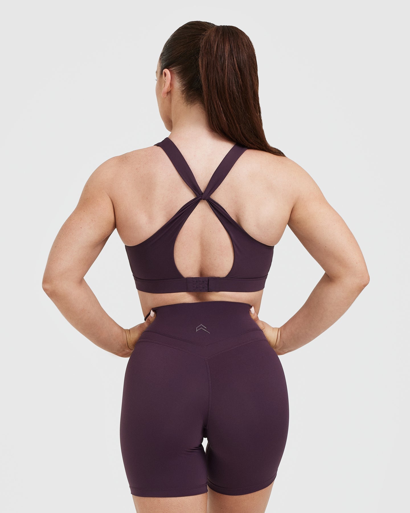 Alternative view of UnifiedMove Layered Sports Bra | Blackberry Purple