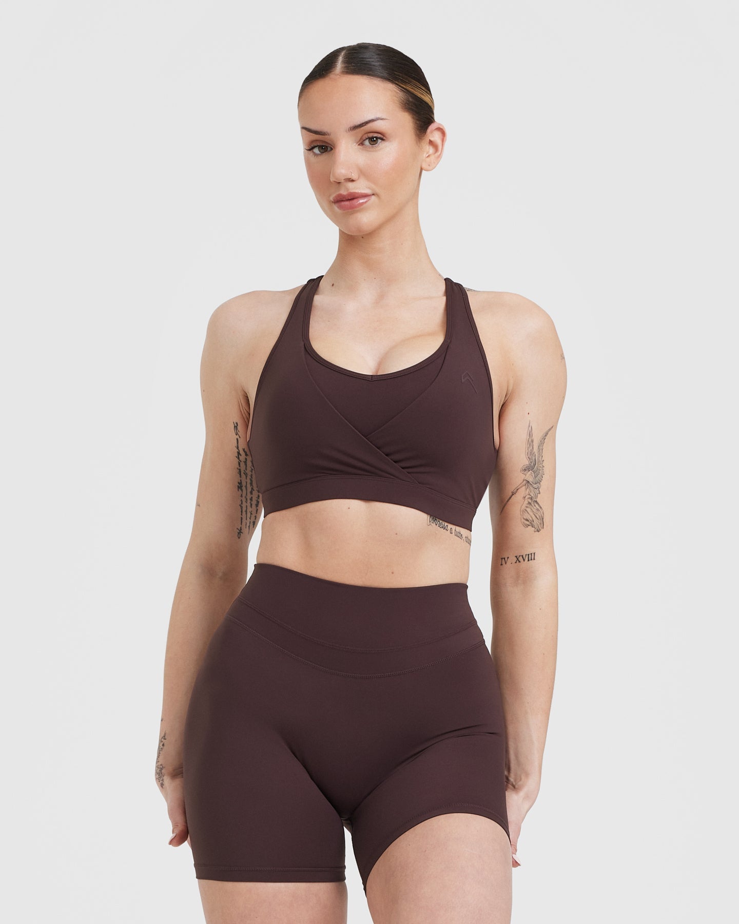 UnifiedMove Layered Sports Bra | Plum Brown