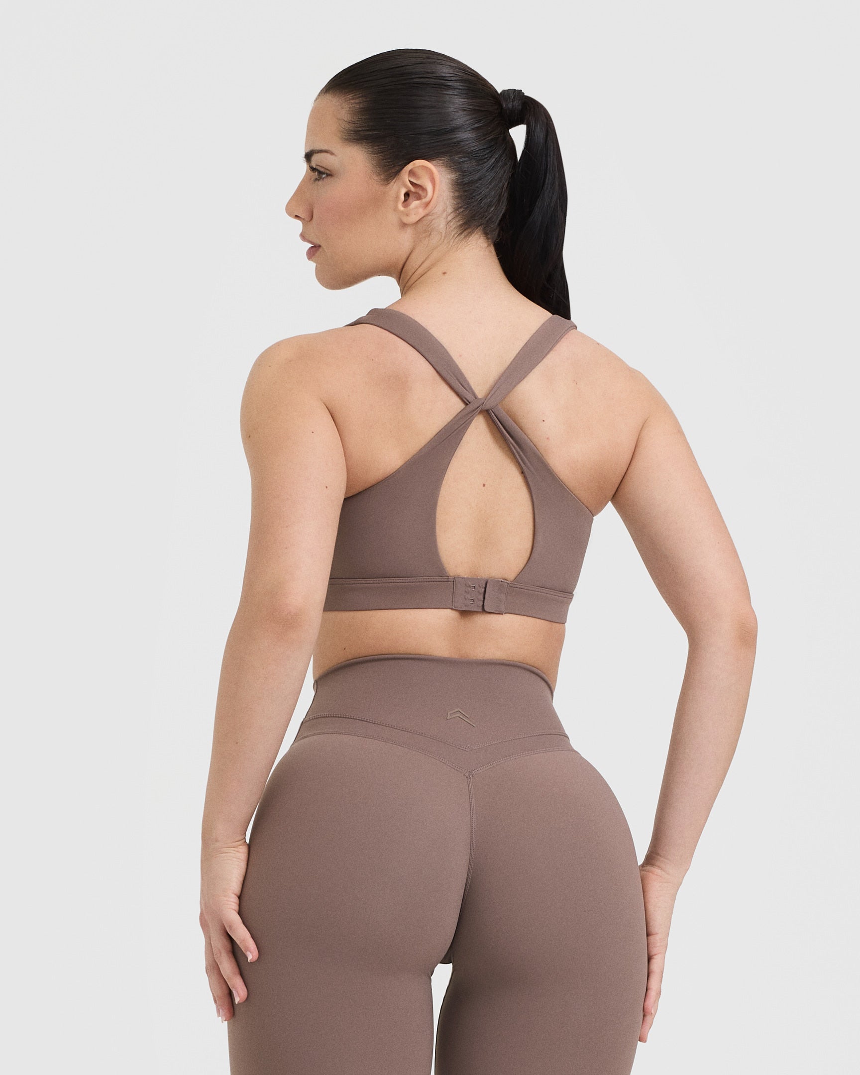 Alternative view of UnifiedMove Layered Sports Bra | Cool Brown