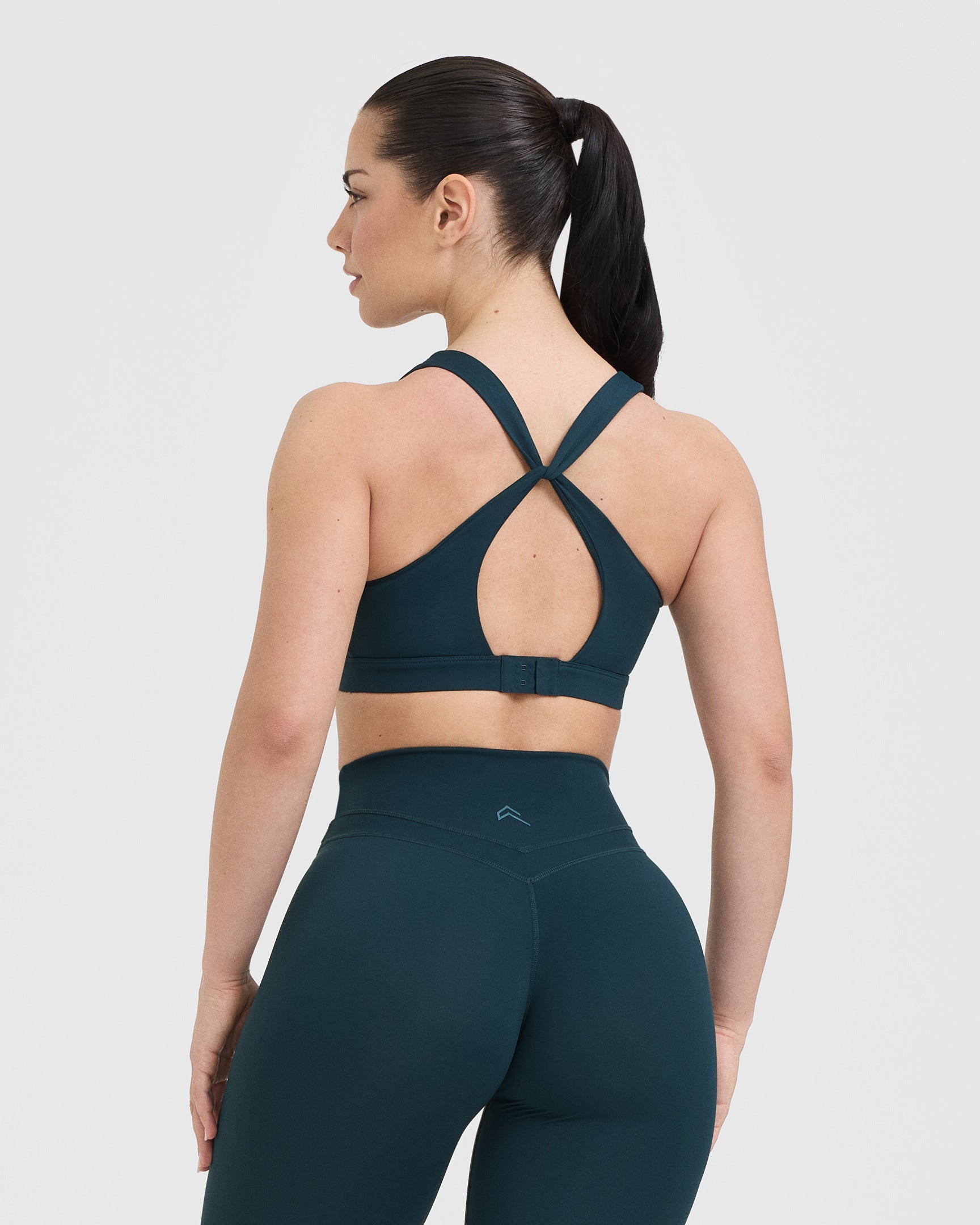 Alternative view of UnifiedMove Layered Sports Bra | Oil Blue