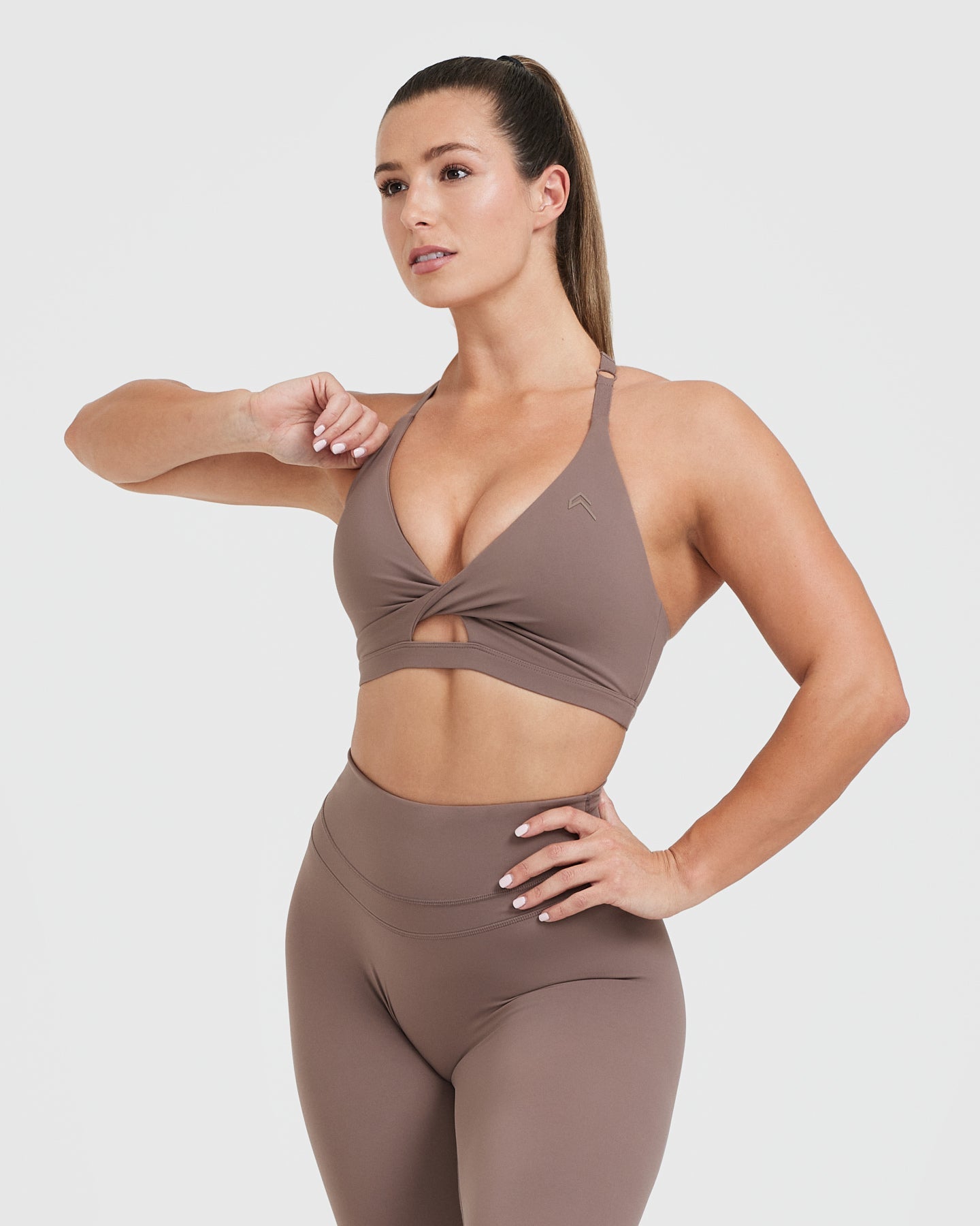 UnifiedMove Twist Sports Bra | Cool Brown