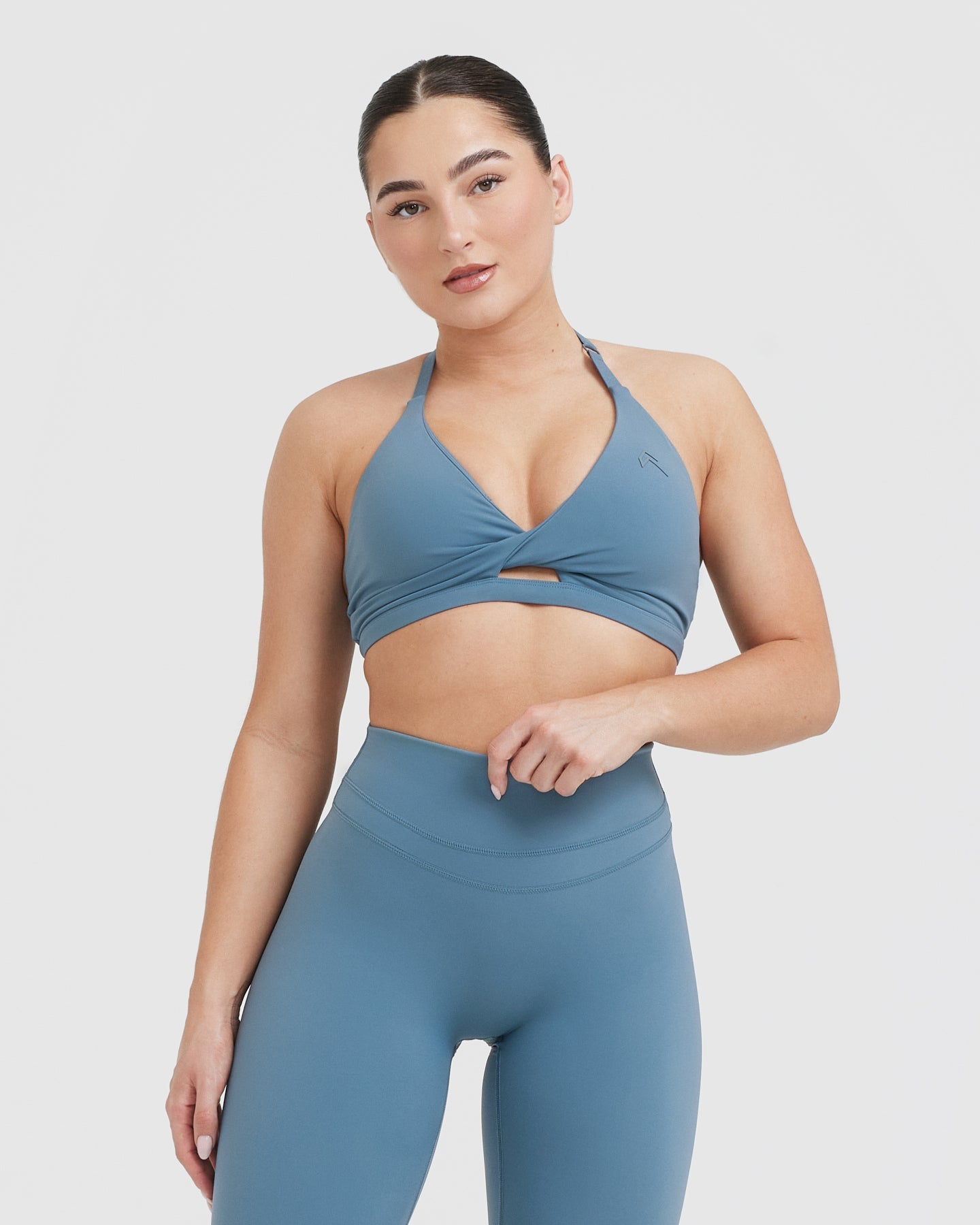 UnifiedMove Twist Sports Bra | Moonstone Blue