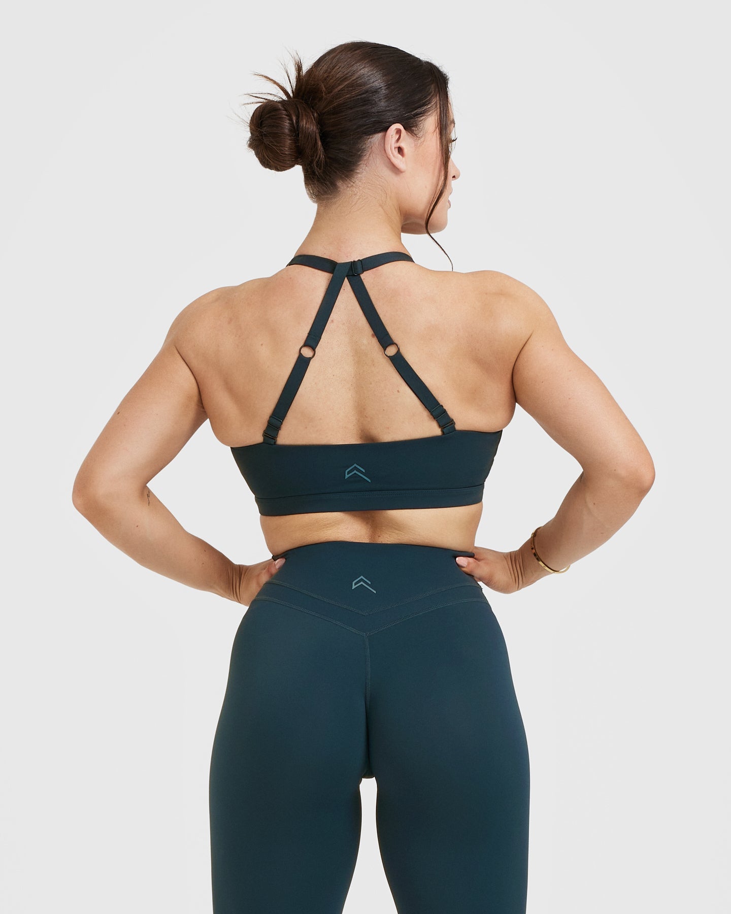 Alternative view of UnifiedMove Twist Sports Bra | Oil Blue
