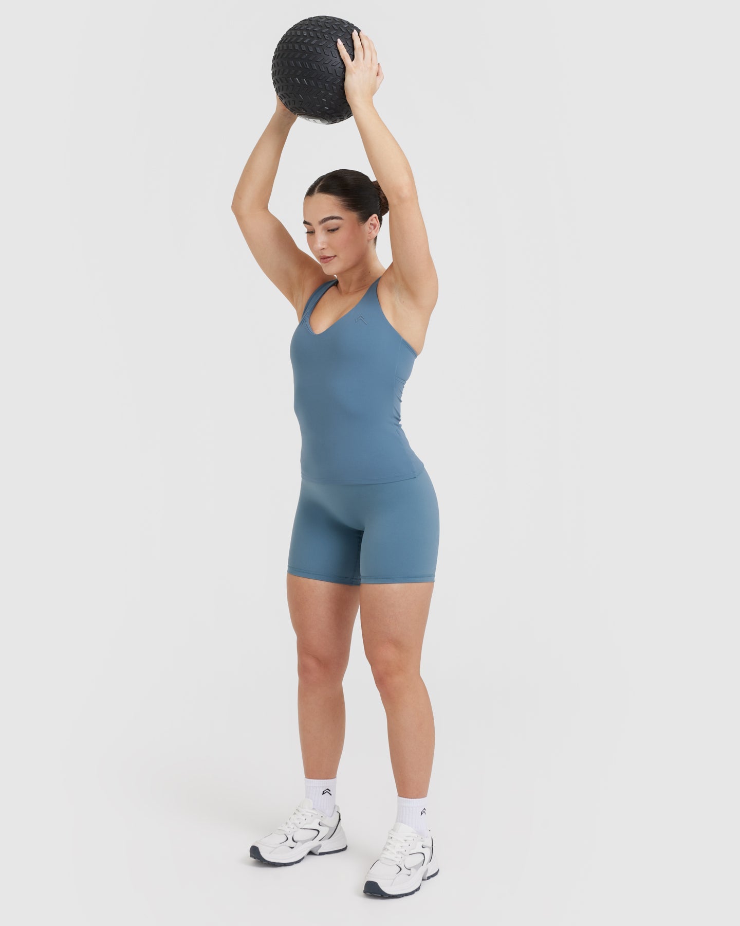 UnifiedMove V Neck Cross Back Vest | Moonstone Blue - Image 6