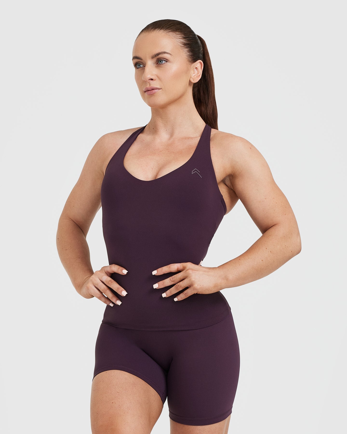 UnifiedMove V Neck Cross Back Vest | Blackberry Purple