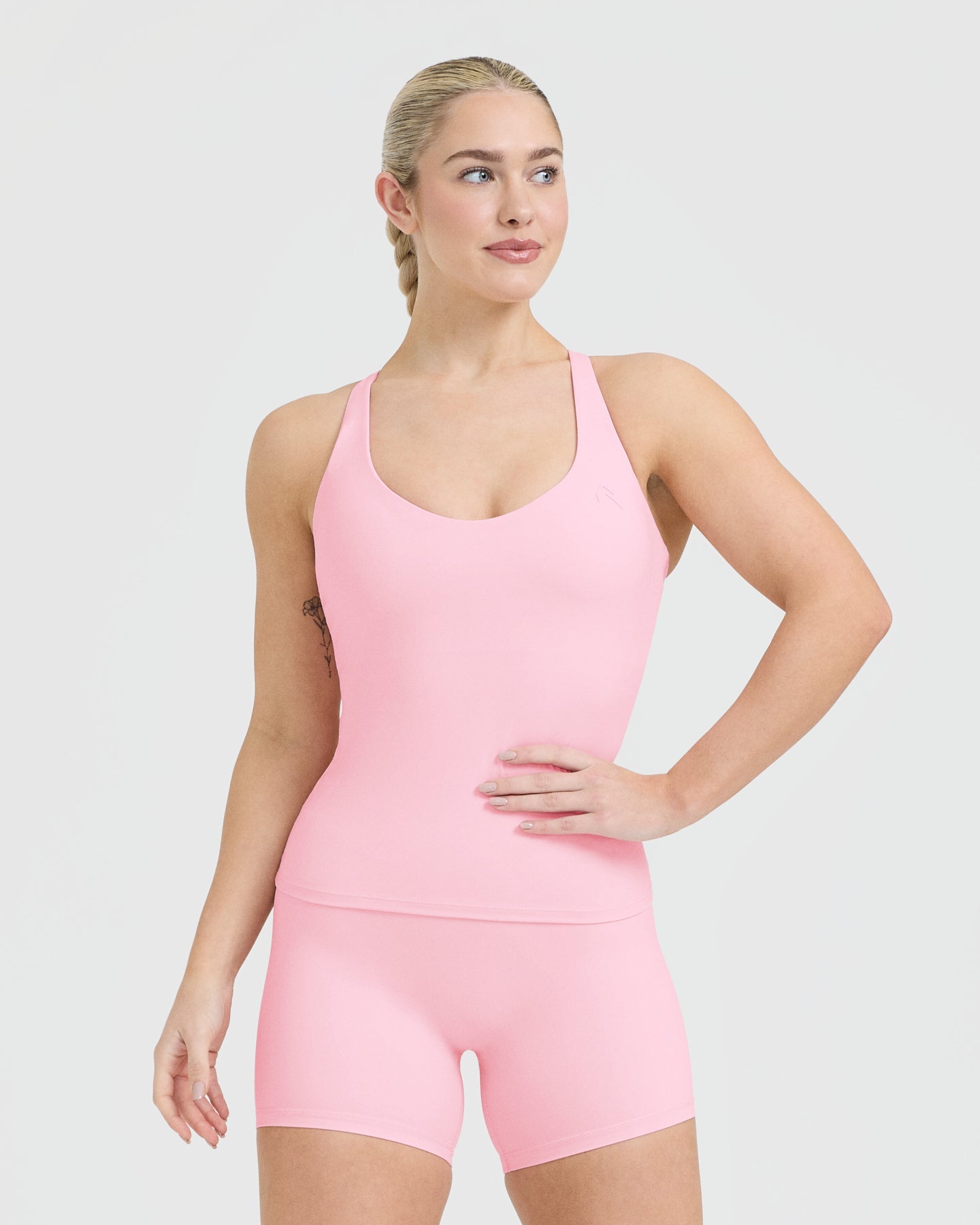 UnifiedMove V Neck Cross Back Vest | Petal Pink