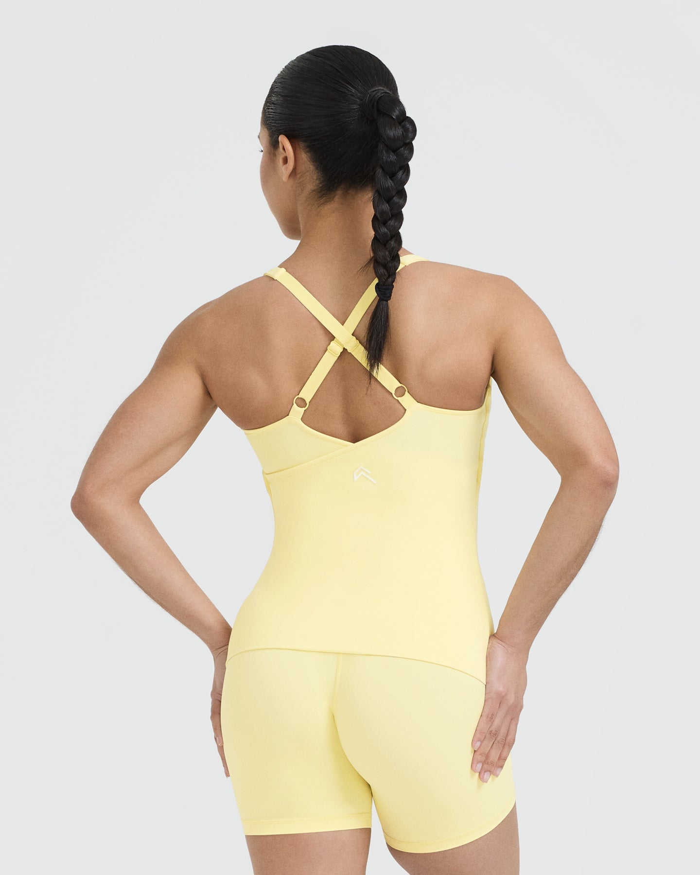 Alternative view of UnifiedMove V Neck Cross Back Vest | Sherbert Yellow