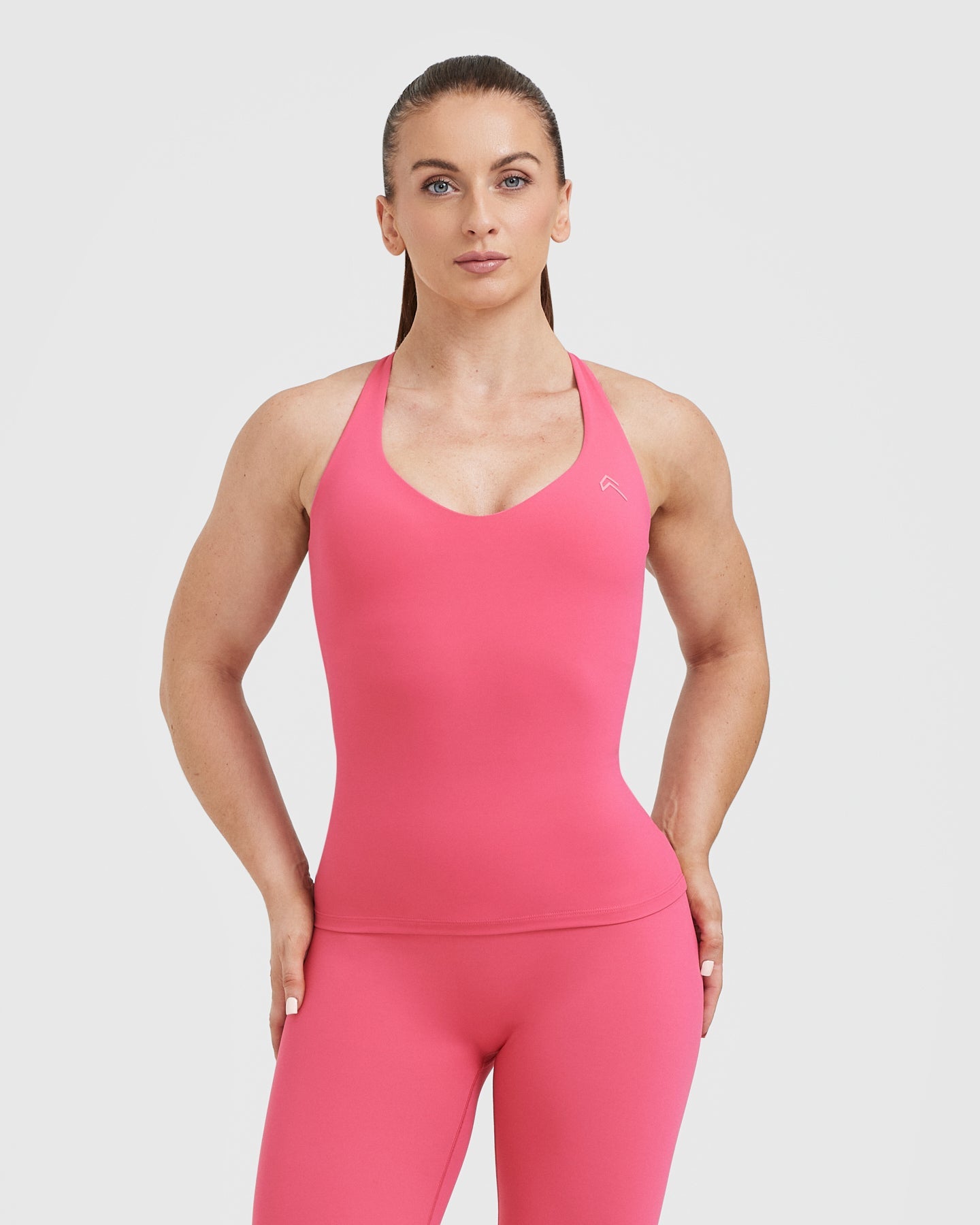 UnifiedMove V Neck Cross Back Vest | Velvet Pink