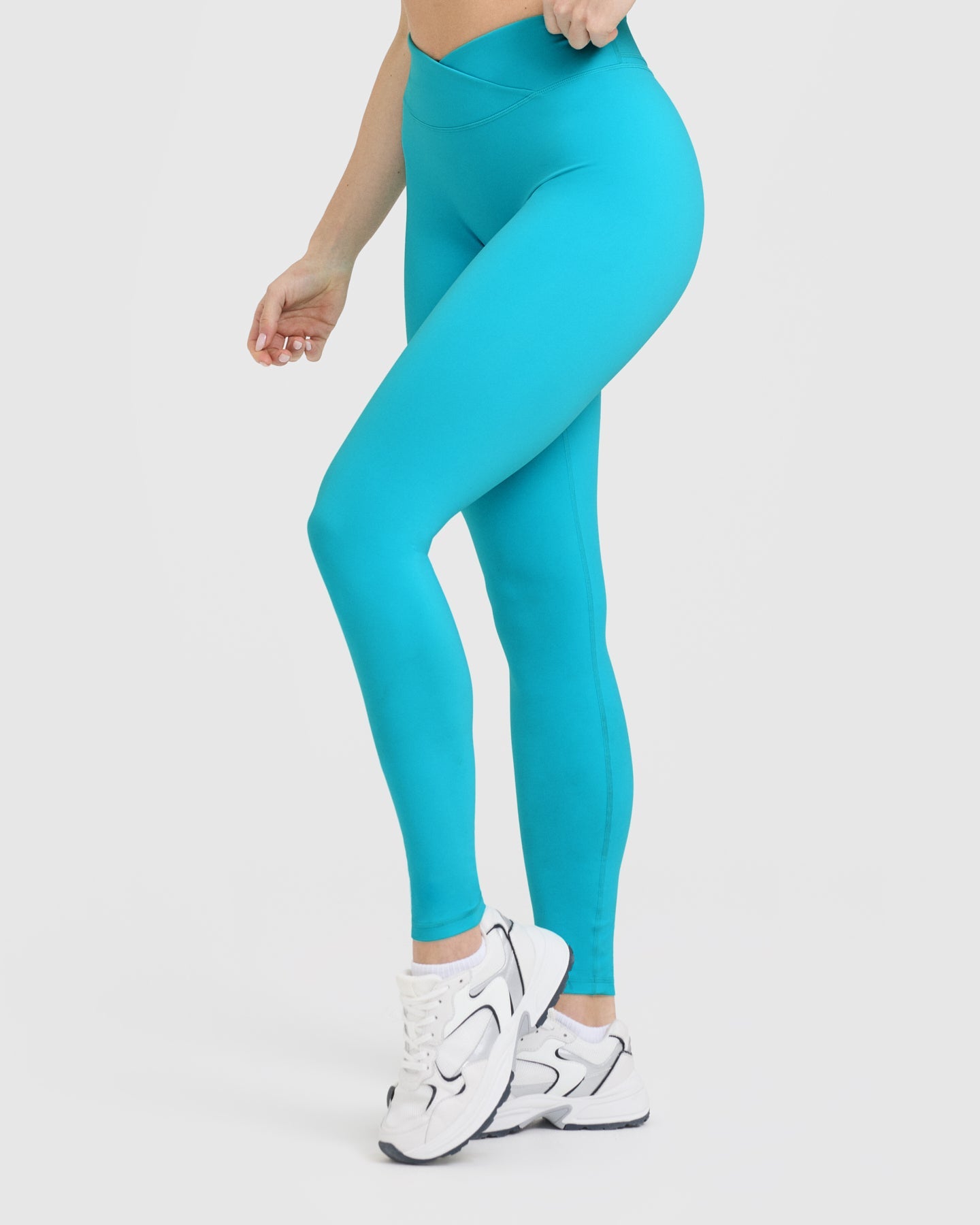UnifiedMove Wrap Leggings | Aqua Blue - Image 3
