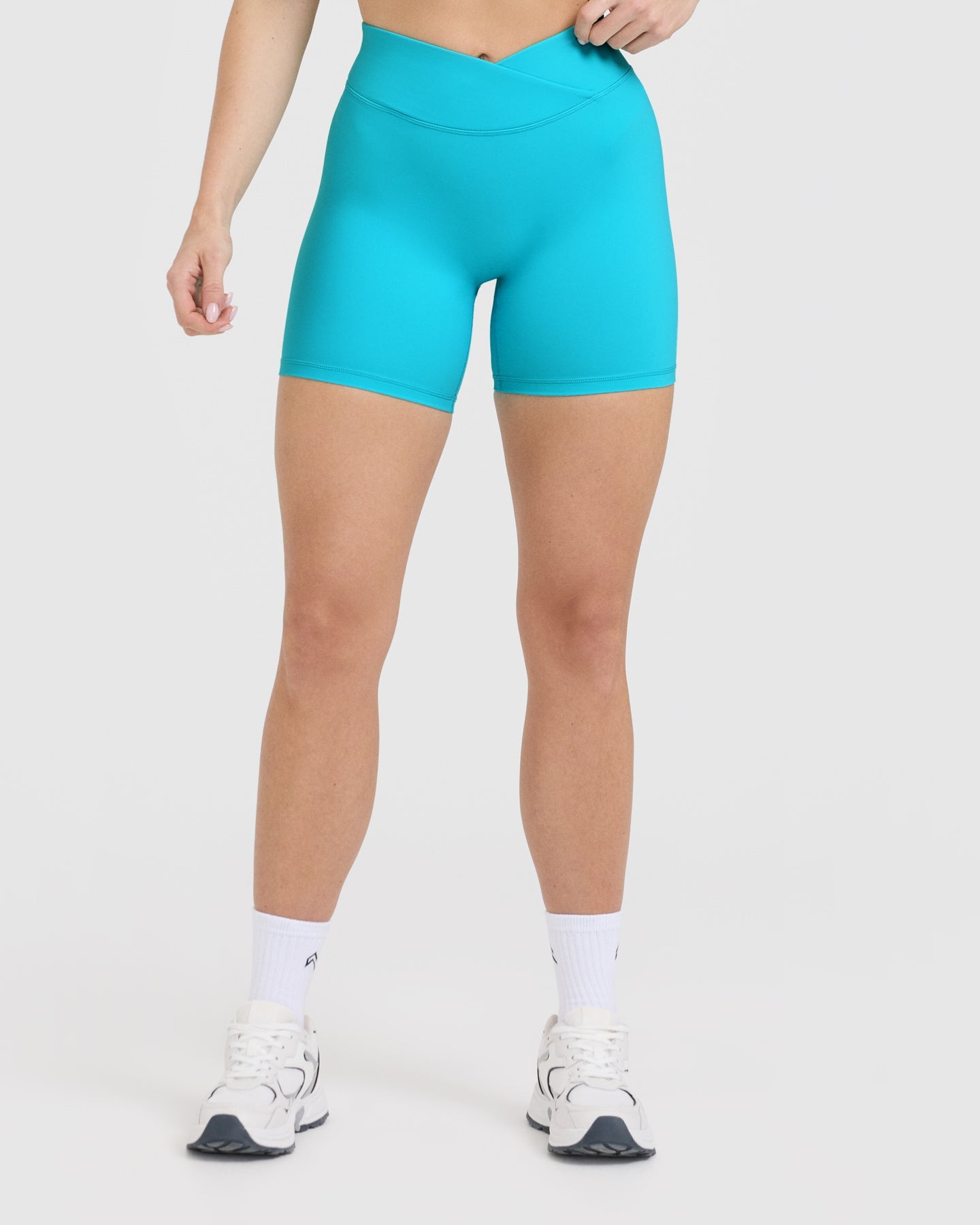 UnifiedMove Wrap Shorts 6" | Aqua Blue