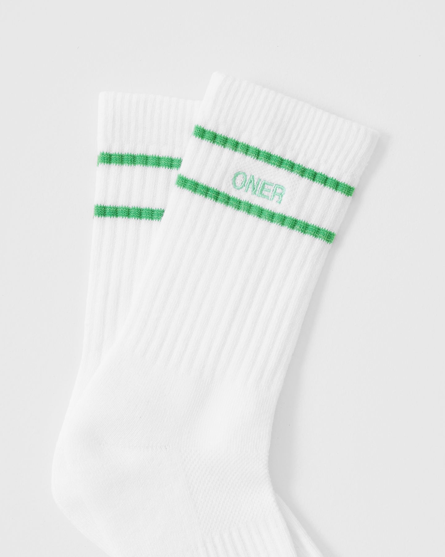 Varsity Crew Socks 3 Pack | White/Jade/Sandstone/Black - Image 5