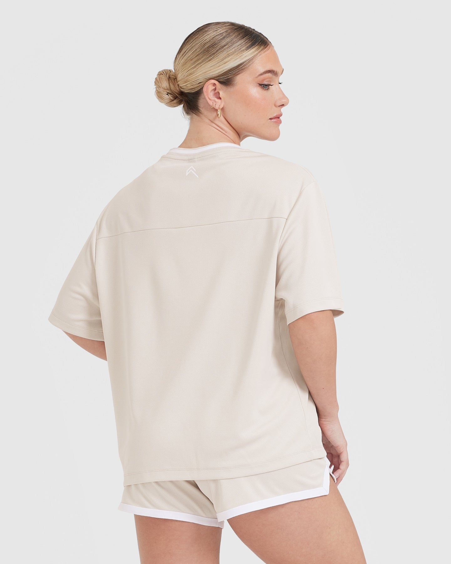 Alternative view of Varsity V Neck Short Sleeve T-shirt | Sand