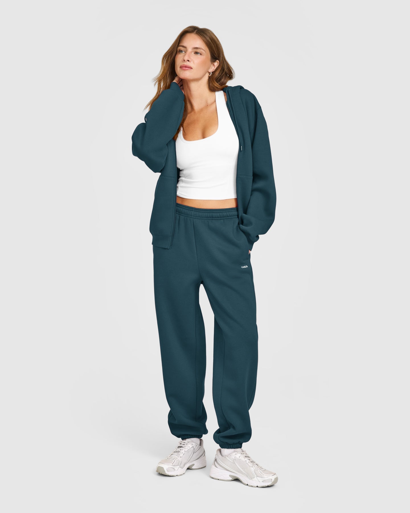 Alternative view of Foundations Joggers | Oil Blue