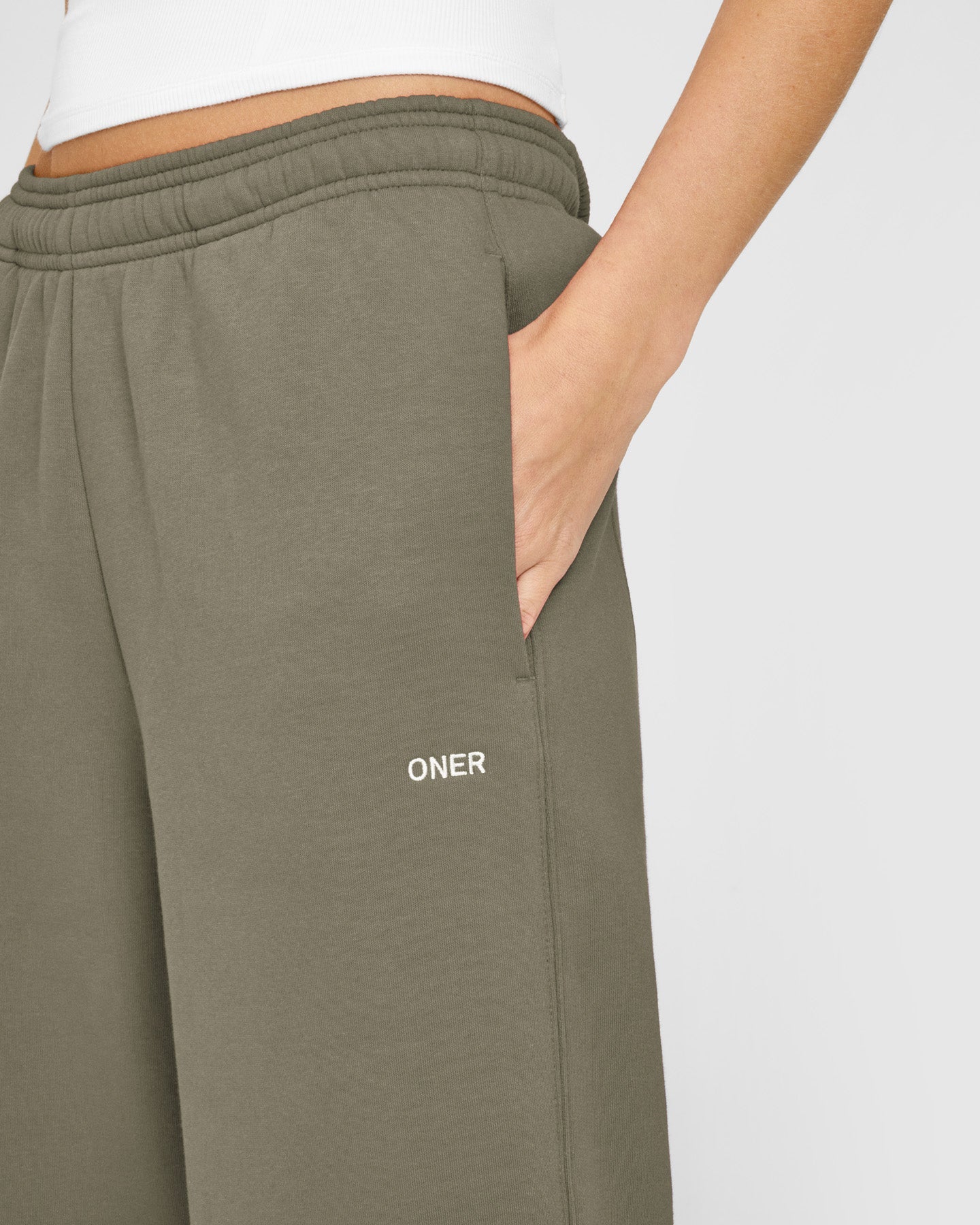 Foundations Straight Leg Joggers | Alpine Green - Image 4