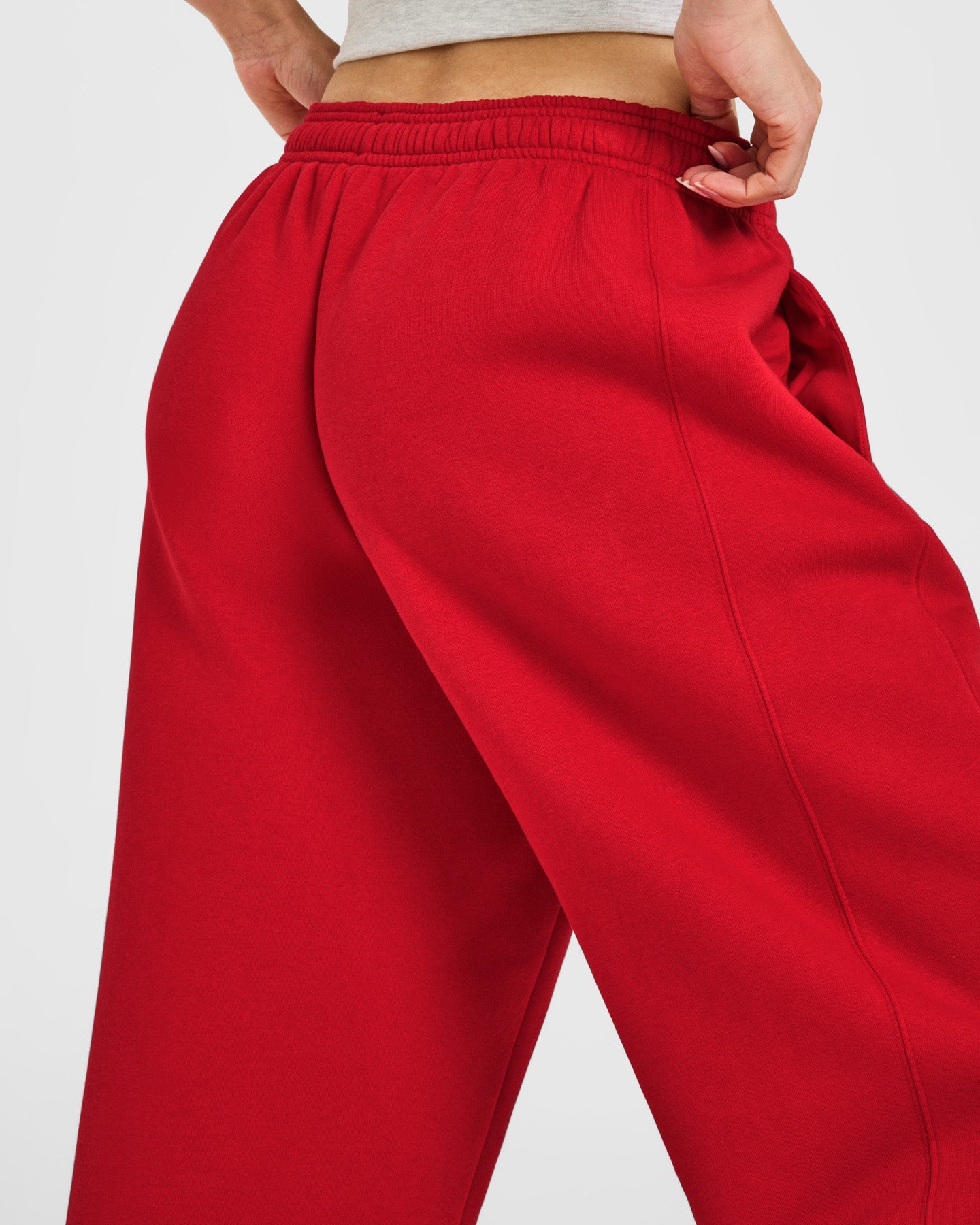 Foundations Straight Leg Joggers | Toasted Red - Image 5