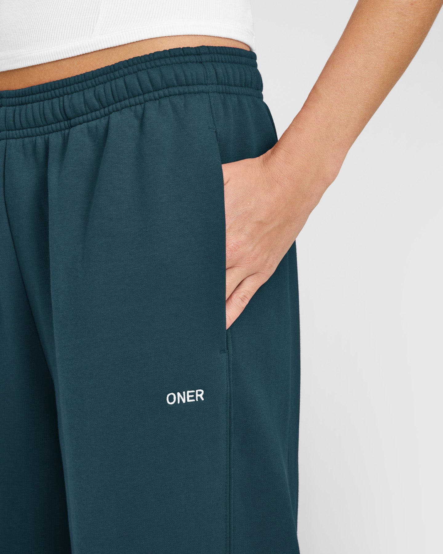 Foundations Straight Leg Joggers | Oil Blue - Image 4