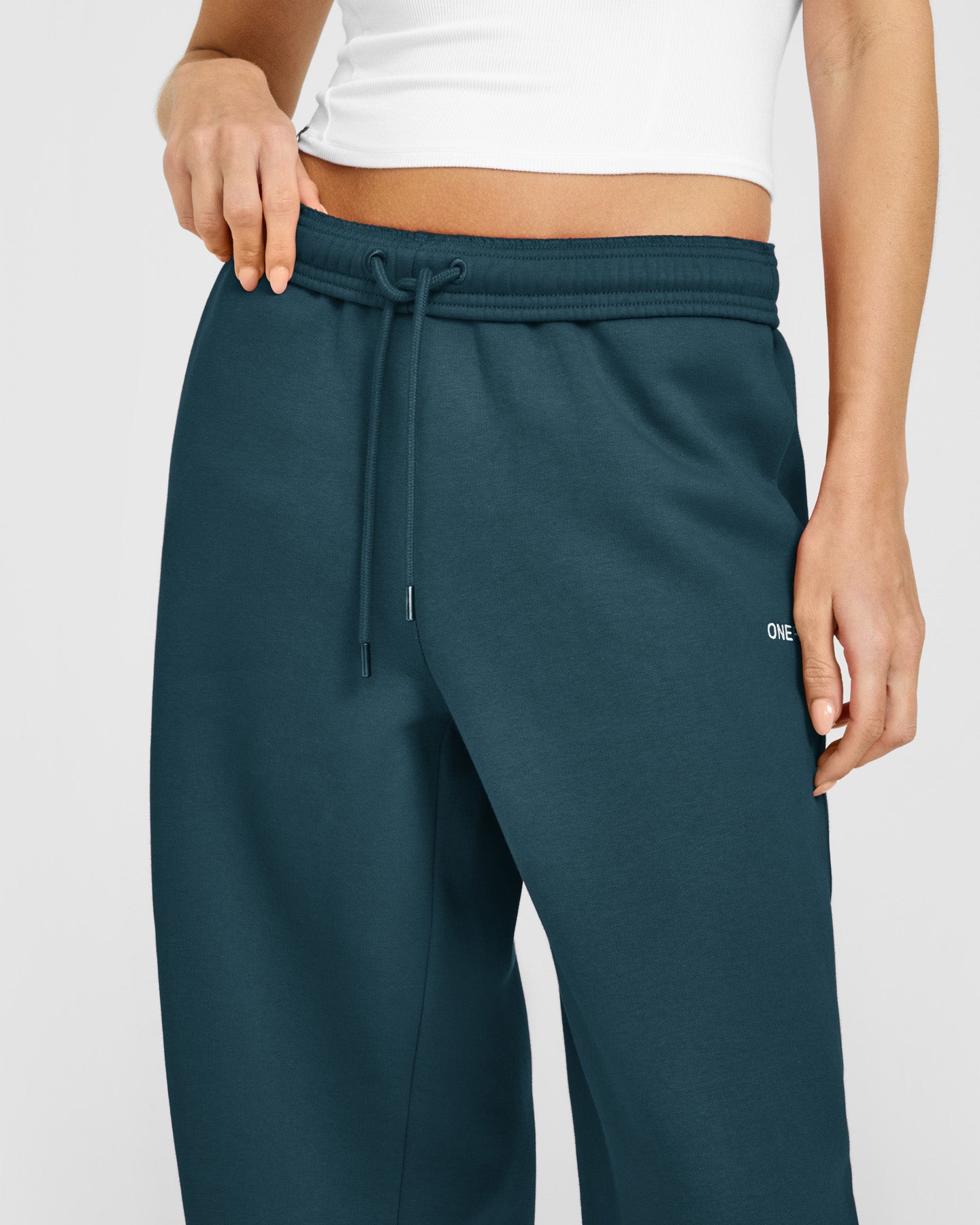 Foundations Straight Leg Joggers | Oil Blue - Image 5