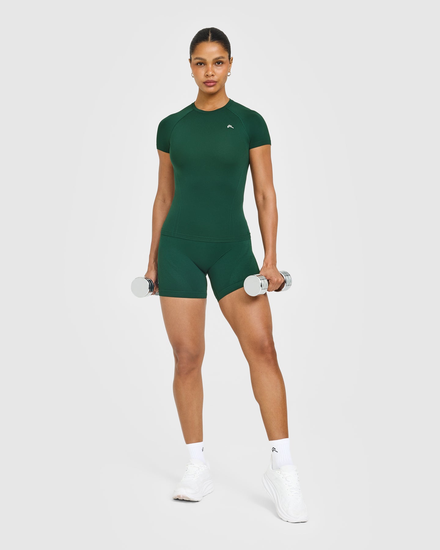 Go To Seamless Fitted Top | Racing Green - Image 3