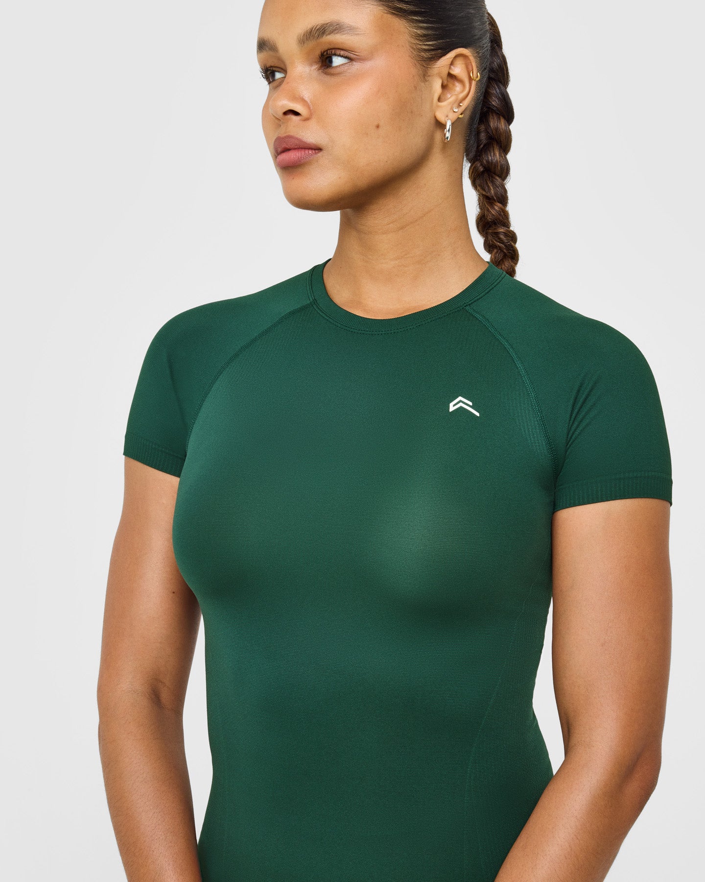 Go To Seamless Fitted Top | Racing Green - Image 5