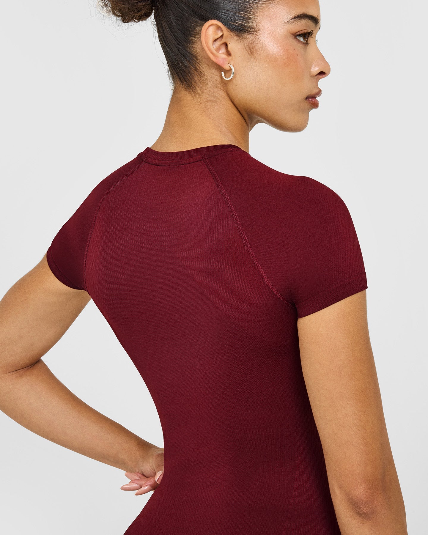 Go To Seamless Fitted Top | Rosewood - Image 4